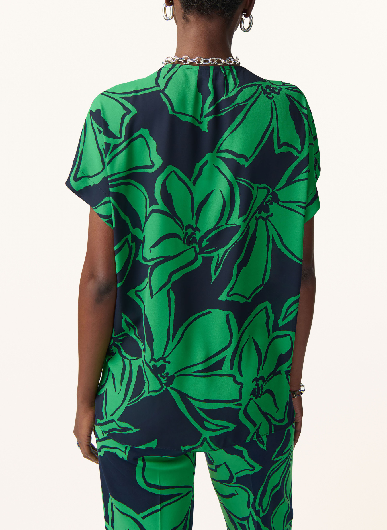 Joseph Ribkoff Shirt blouse, Color: GREEN/ BLACK (Image 3)