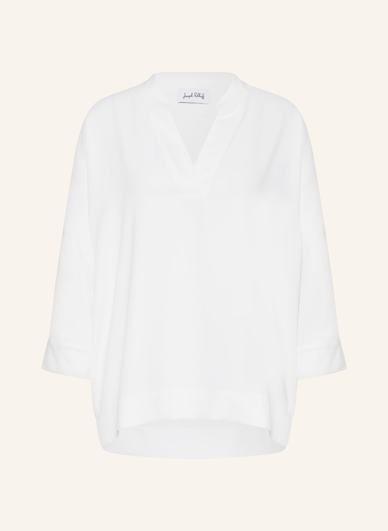 Joseph Ribkoff Shirt blouse with 3/4 sleeves, Color: WHITE (Image 1)