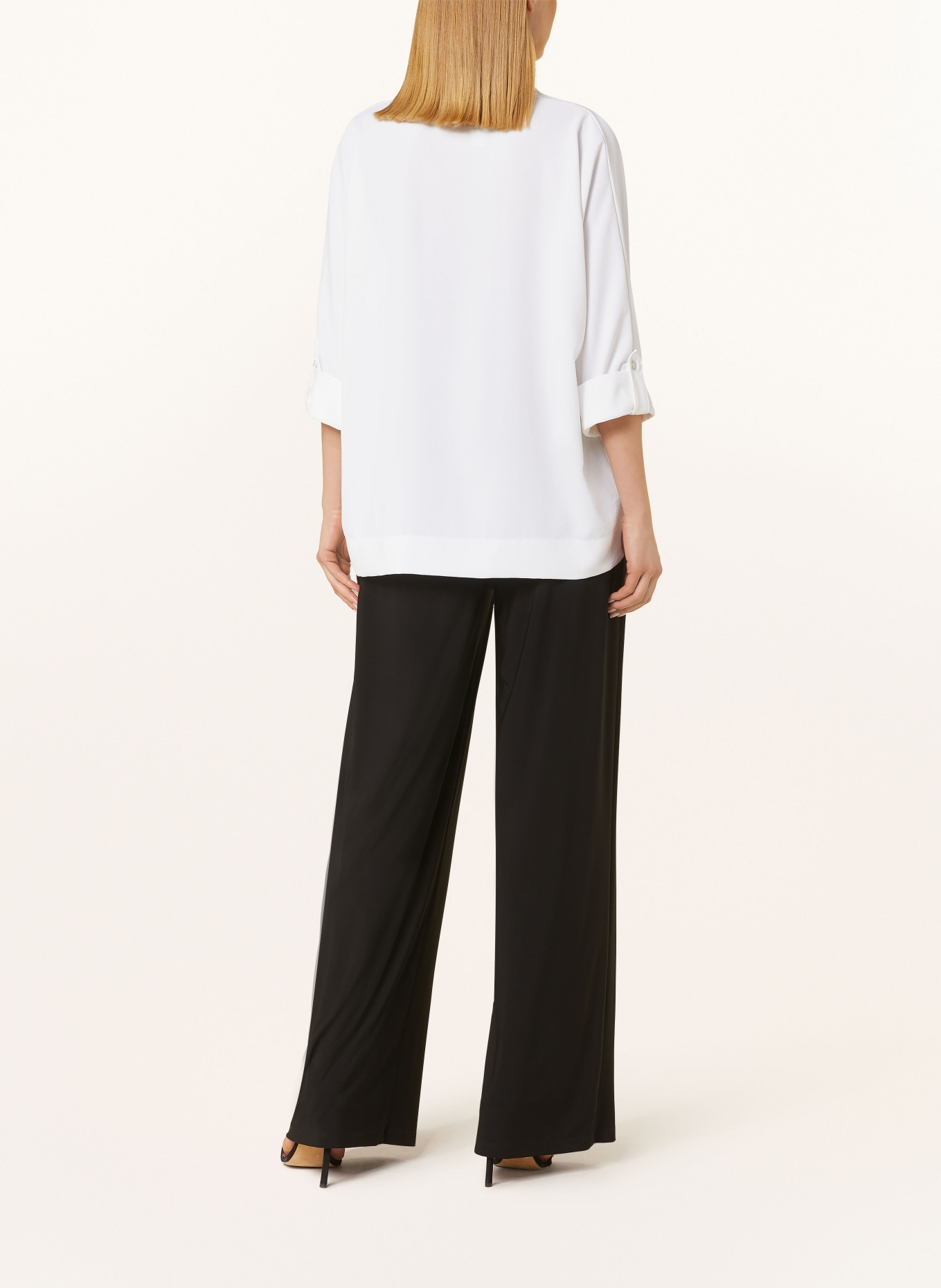 Joseph Ribkoff Shirt blouse with 3/4 sleeves, Color: WHITE (Image 3)