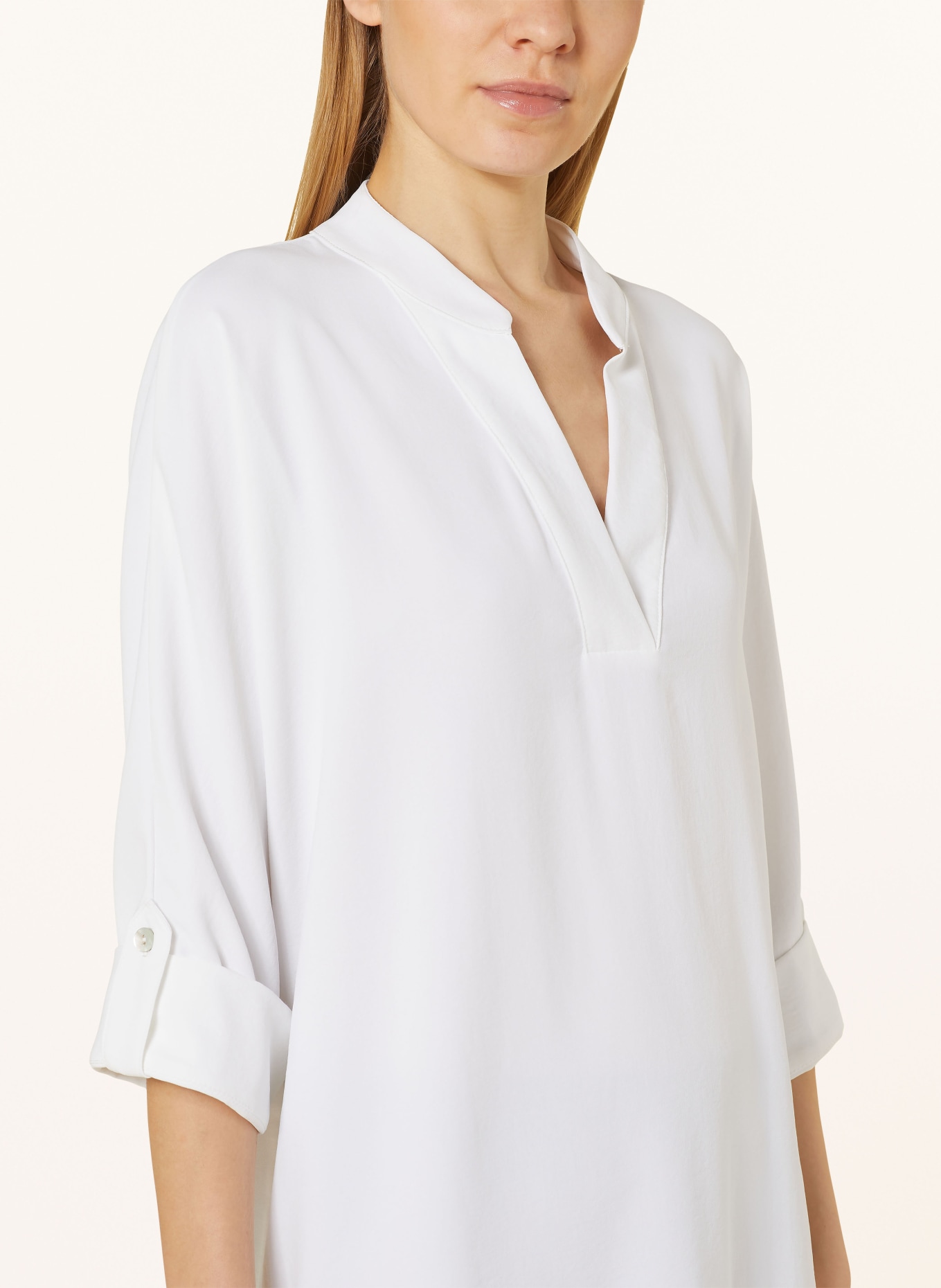 Joseph Ribkoff Shirt blouse with 3/4 sleeves, Color: WHITE (Image 4)