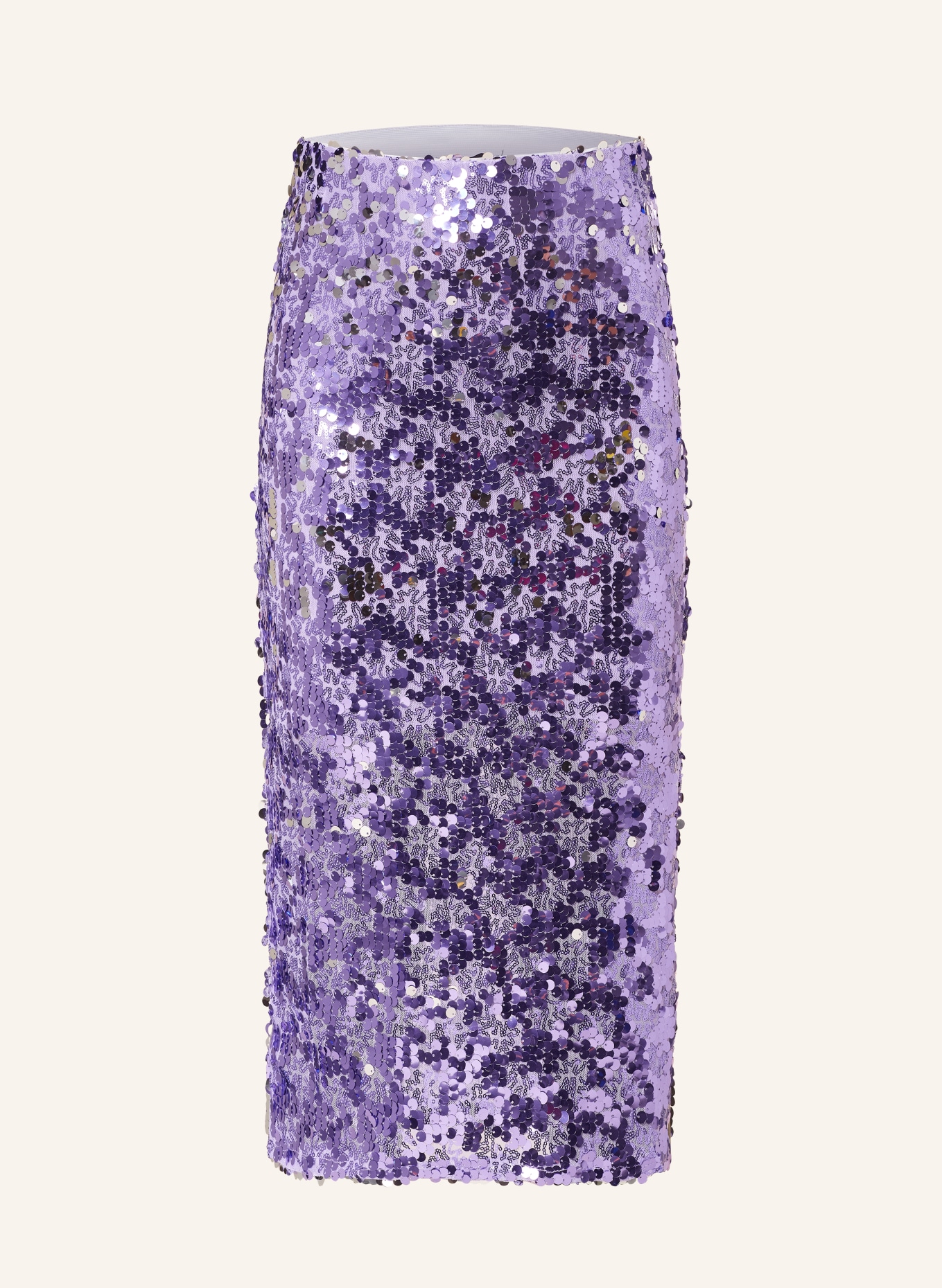 miss goodlife Mesh skirt with sequins, Color: LIGHT PURPLE (Image 1)
