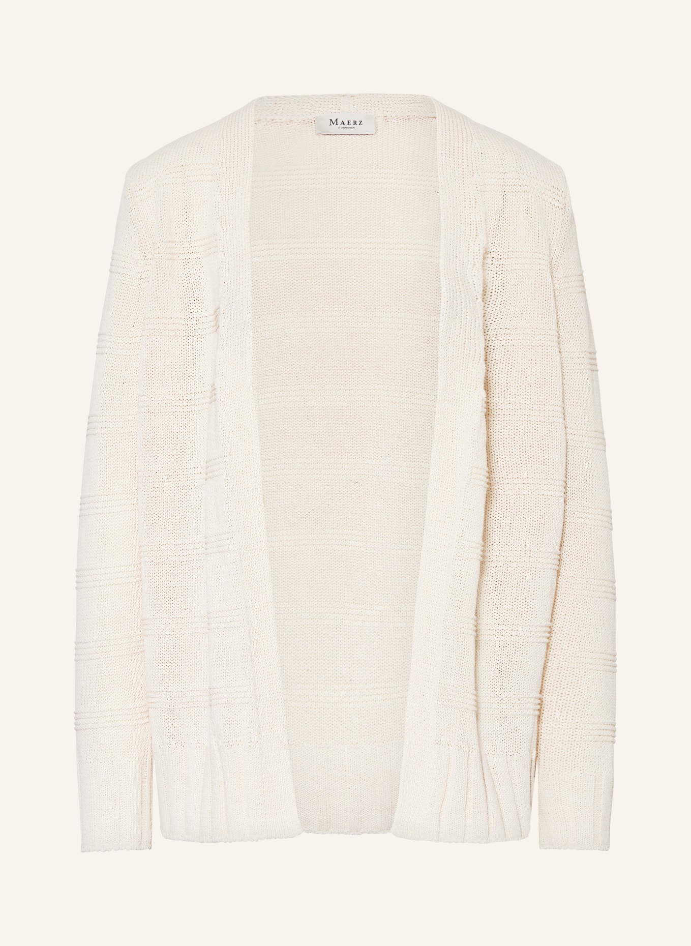 MAERZ MUENCHEN Knit cardigan, Color: CREAM (Image 1)