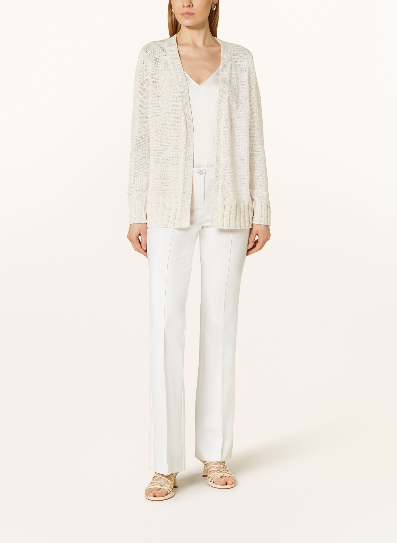 MAERZ MUENCHEN Knit cardigan, Color: CREAM (Image 2)
