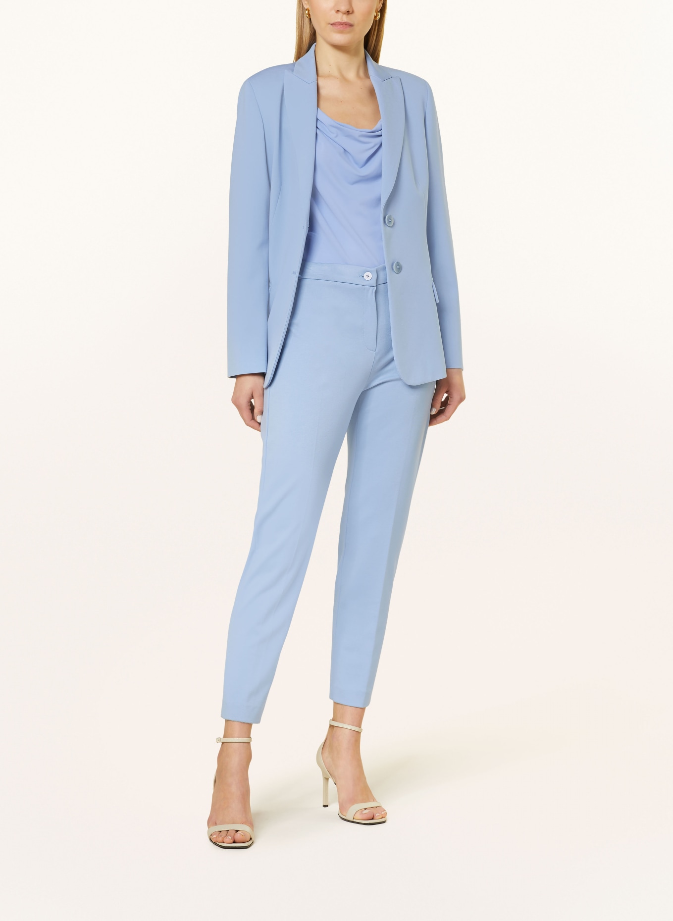 ELENA MIRO Jersey pants, Color: LIGHT BLUE (Image 2)