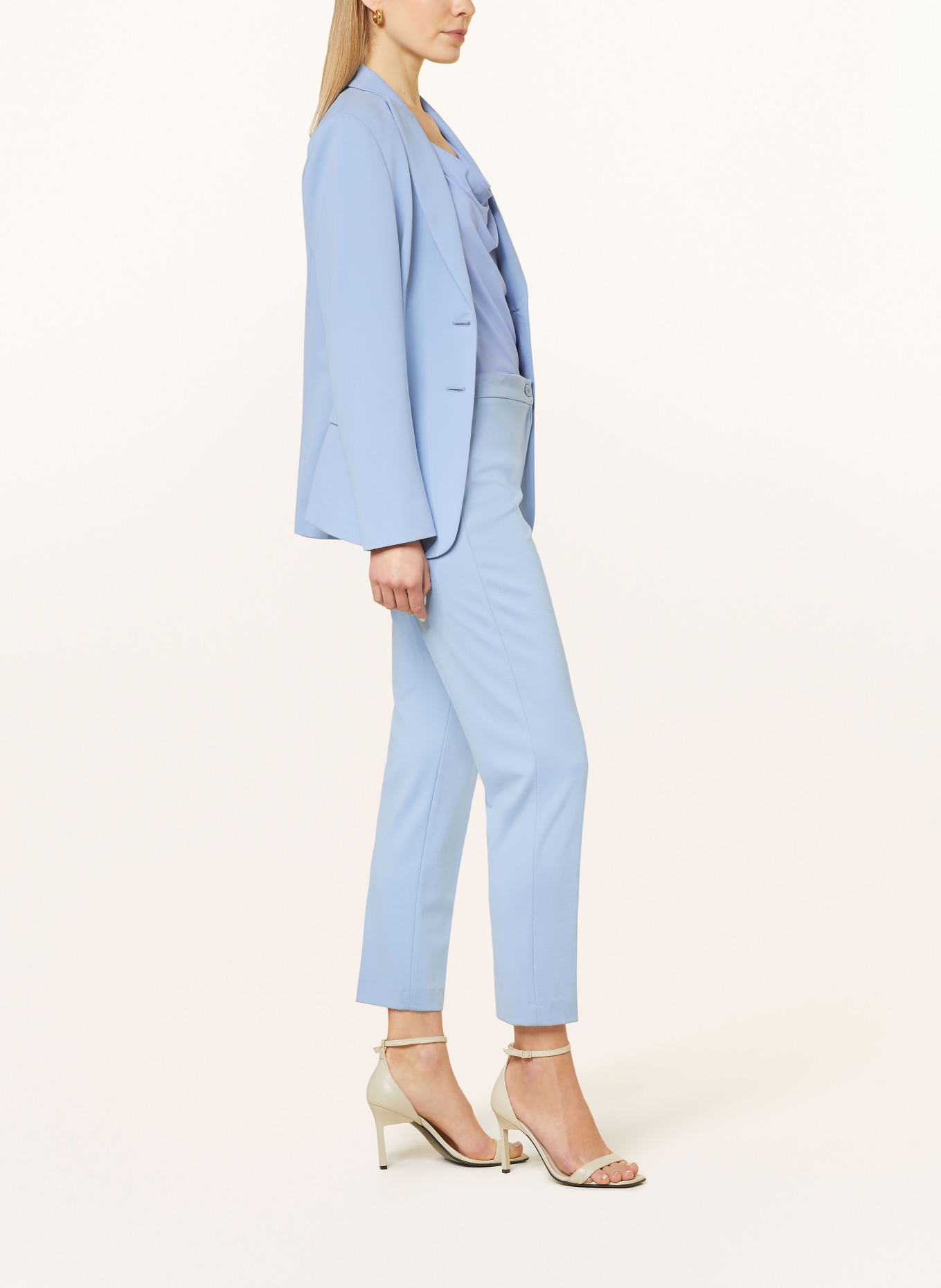 ELENA MIRO Jersey pants, Color: LIGHT BLUE (Image 4)