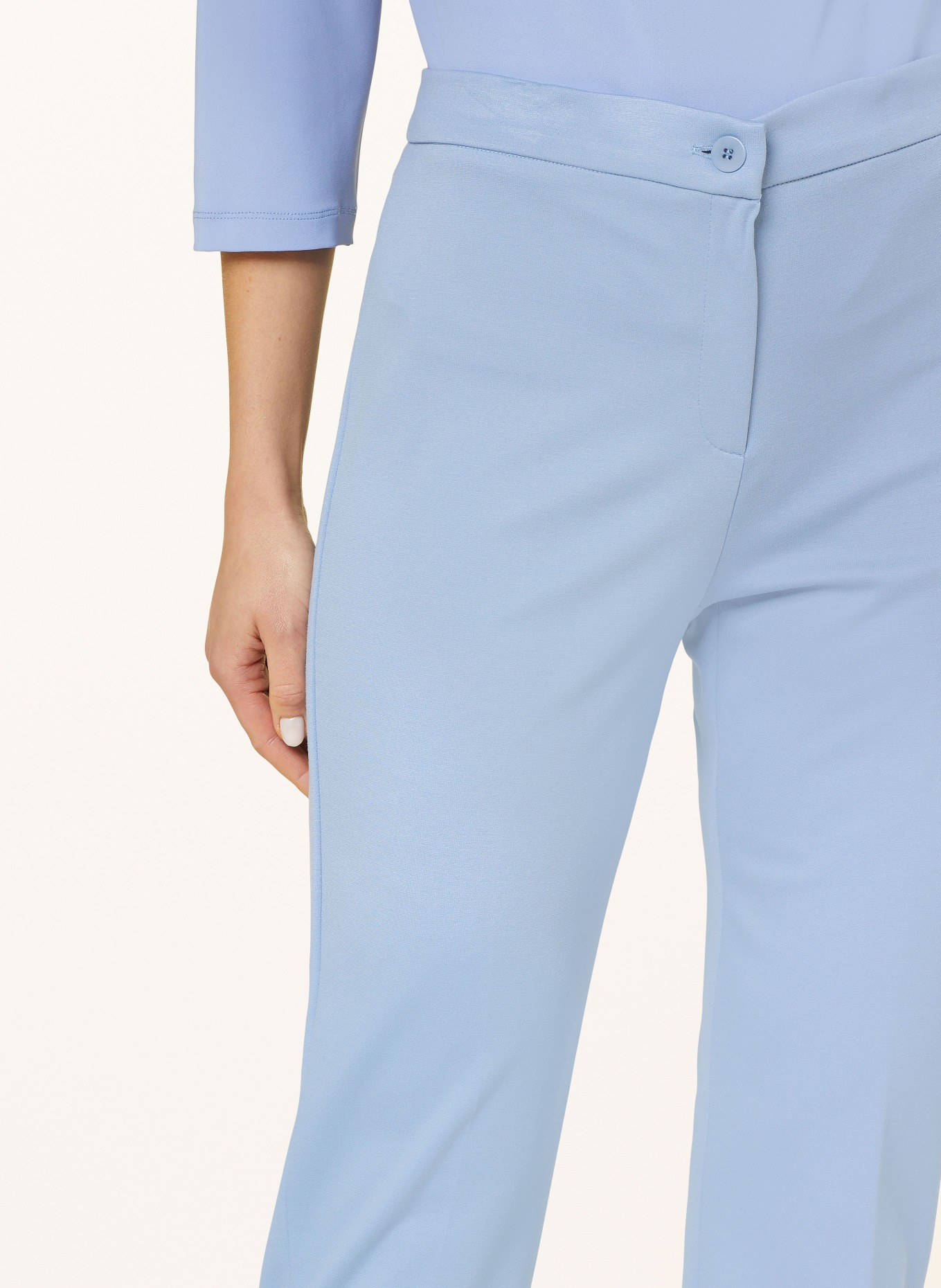 ELENA MIRO Jersey pants, Color: LIGHT BLUE (Image 5)