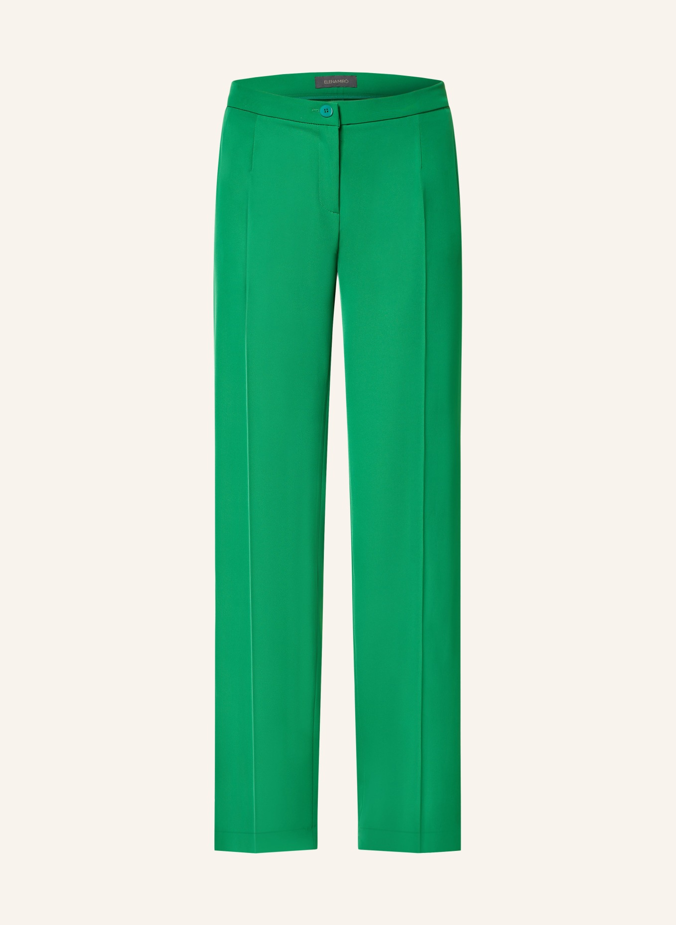 ELENA MIRO Wide leg trousers, Color: GREEN (Image 1)