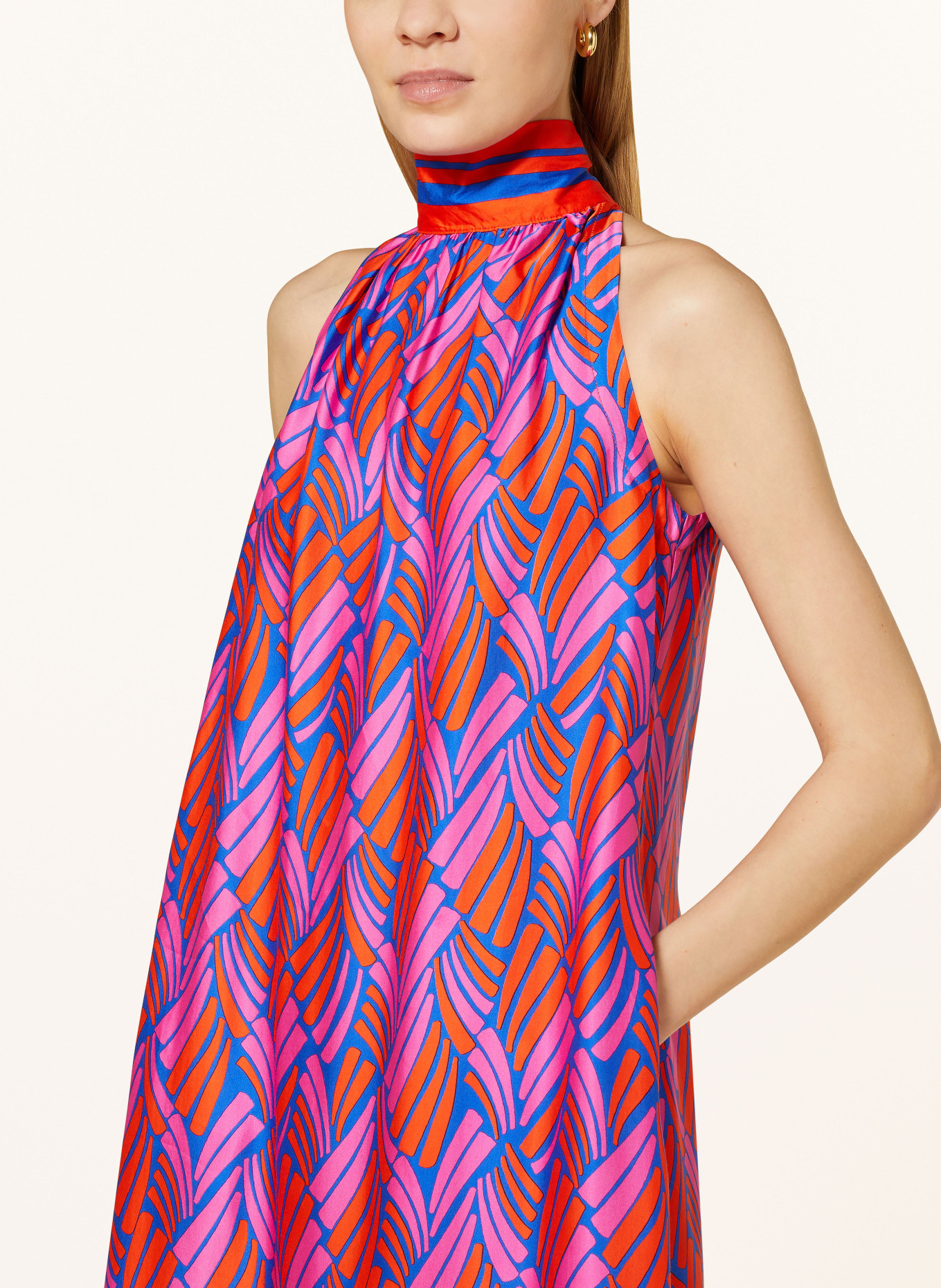 TONNO & PANNA Kleid SELINTON, Farbe: BLAU/ PINK/ ORANGE (Bild 4)