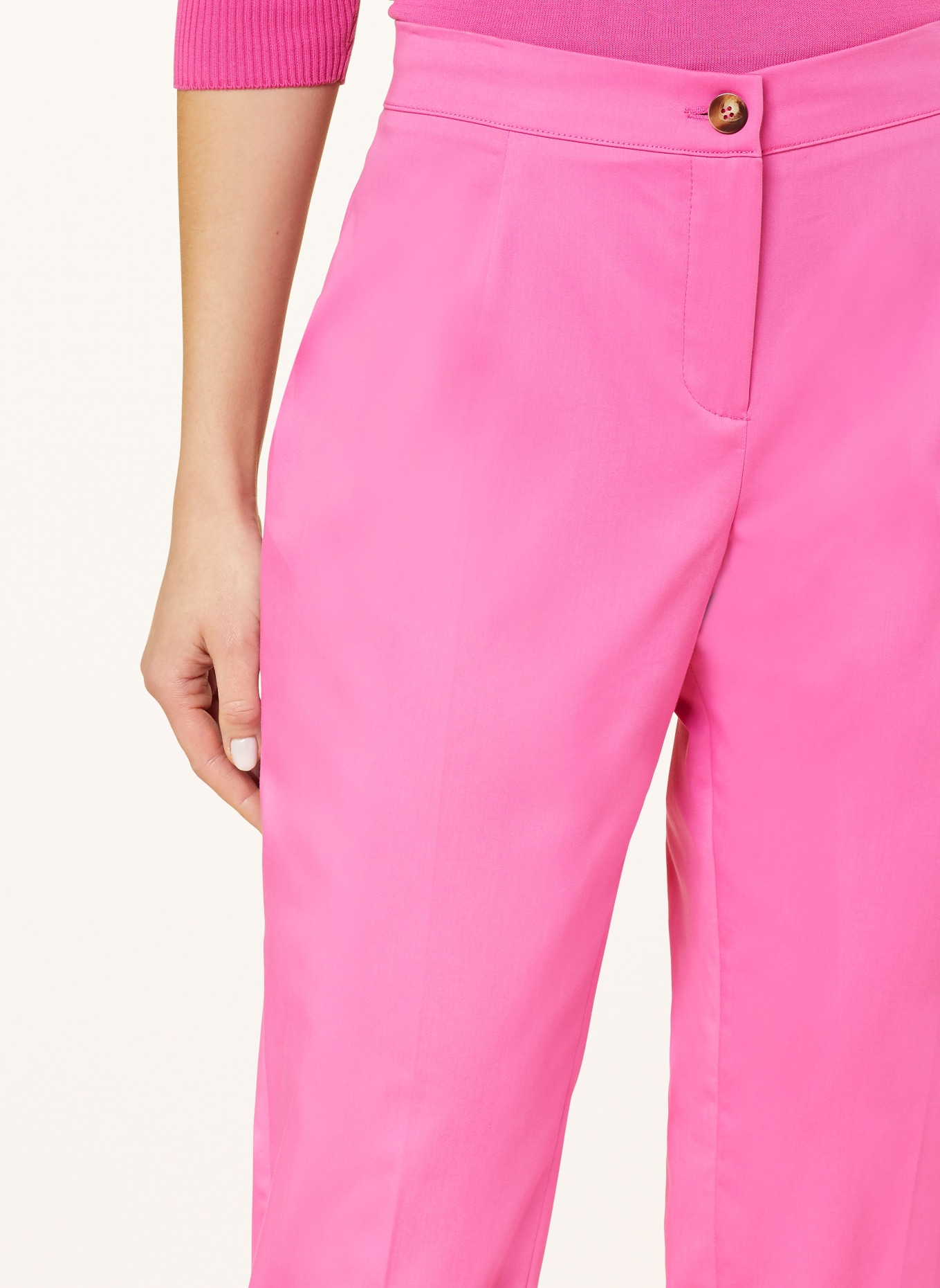 ELENA MIRO 7/8 pants, Color: PINK (Image 5)