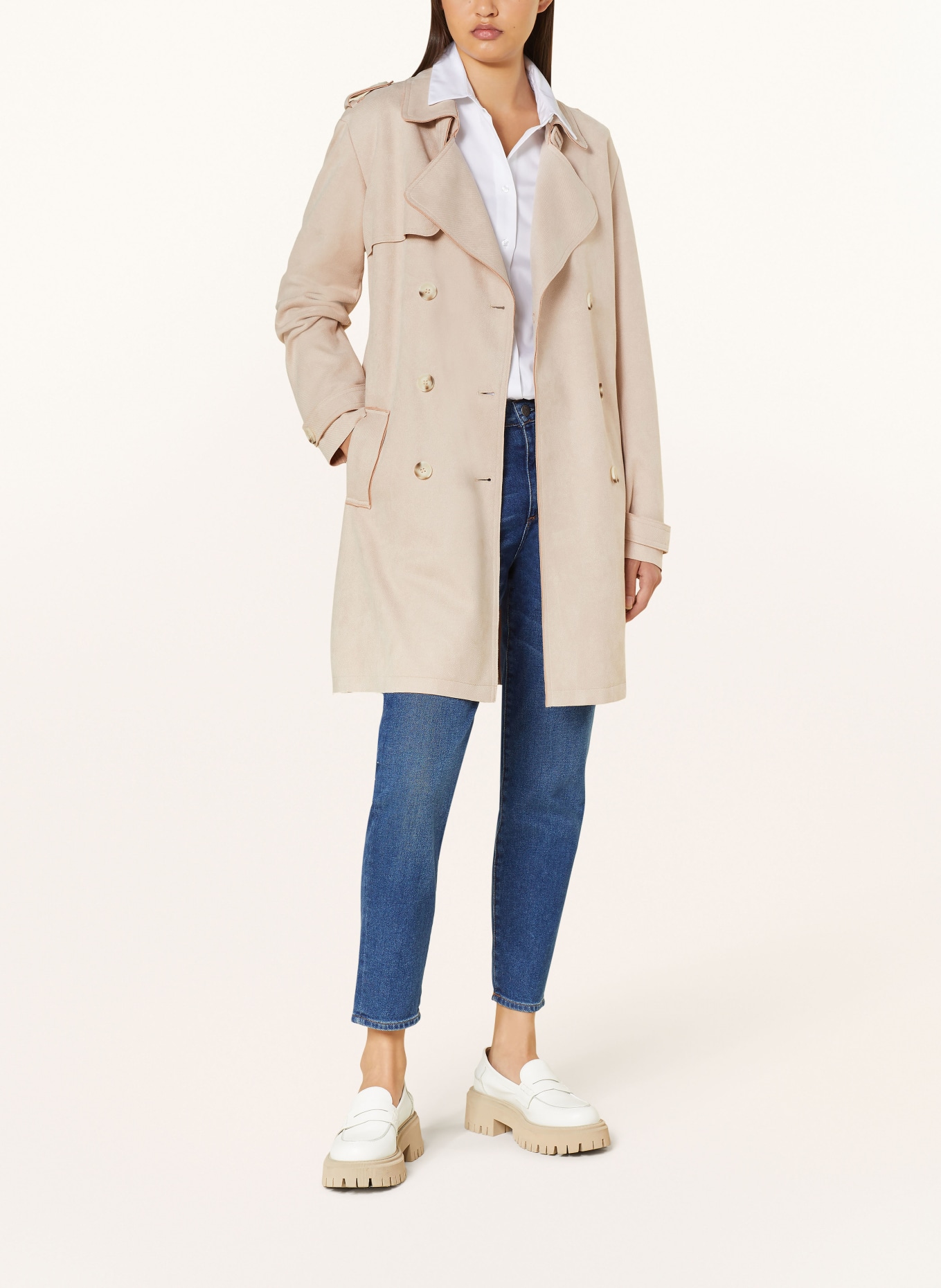 RINO & PELLE Trench coat KYONA, Color: BEIGE (Image 2)