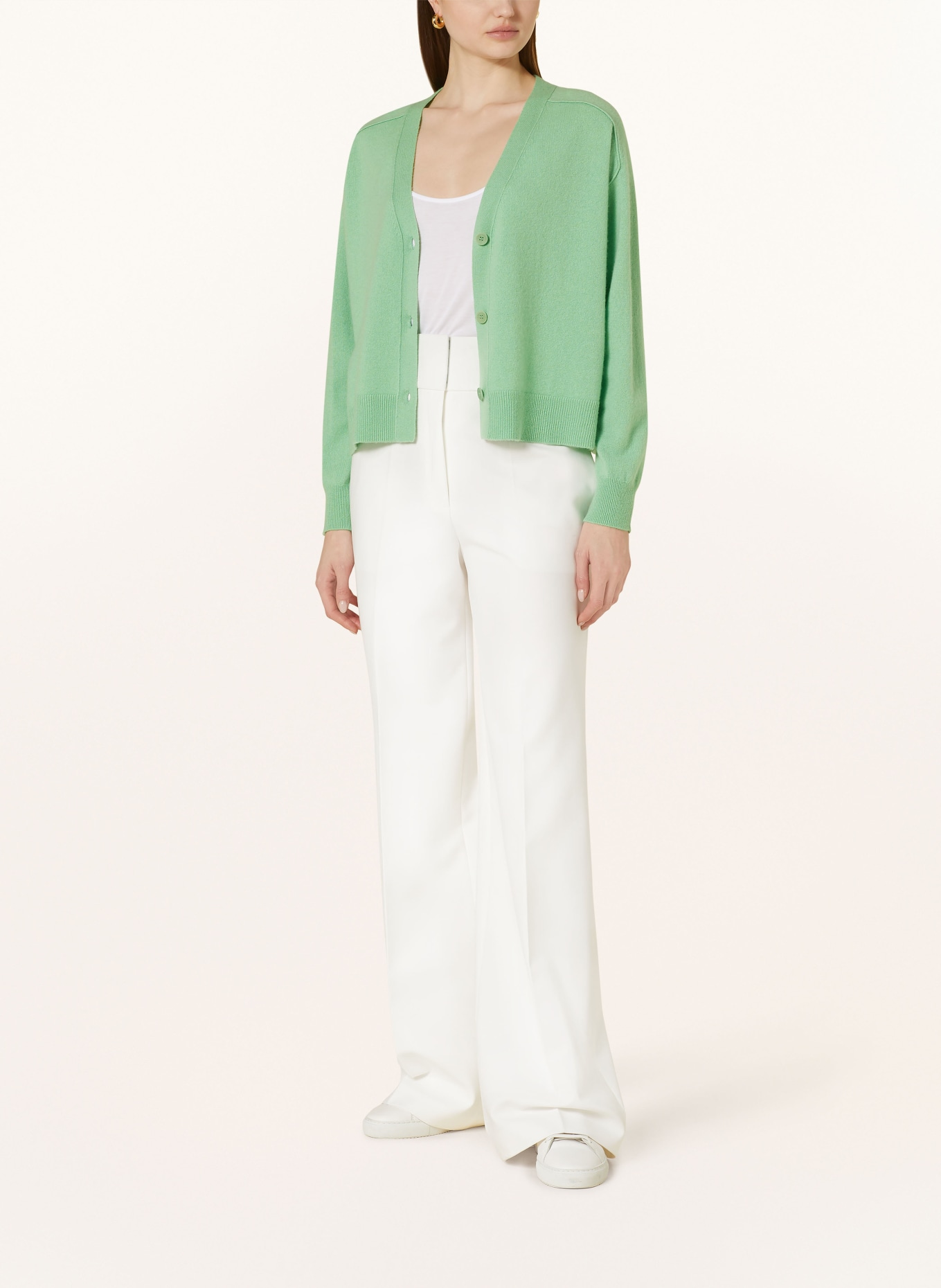 Outfit Zara Mantel Bunt Cardigan Outfit Langer Cardigan Zara