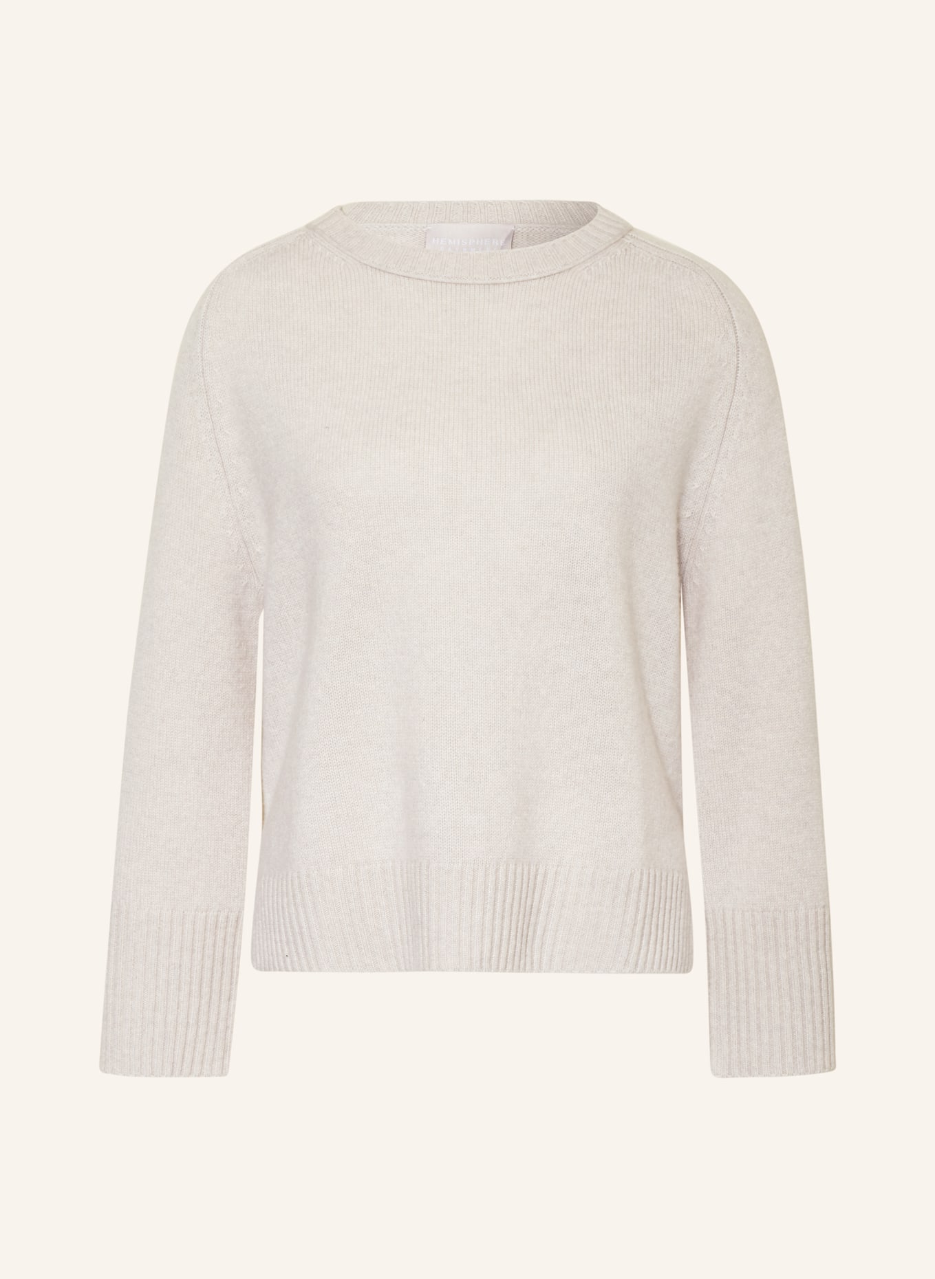 HEMISPHERE Cashmere-Pullover, Farbe: HELLBRAUN (Bild 1)
