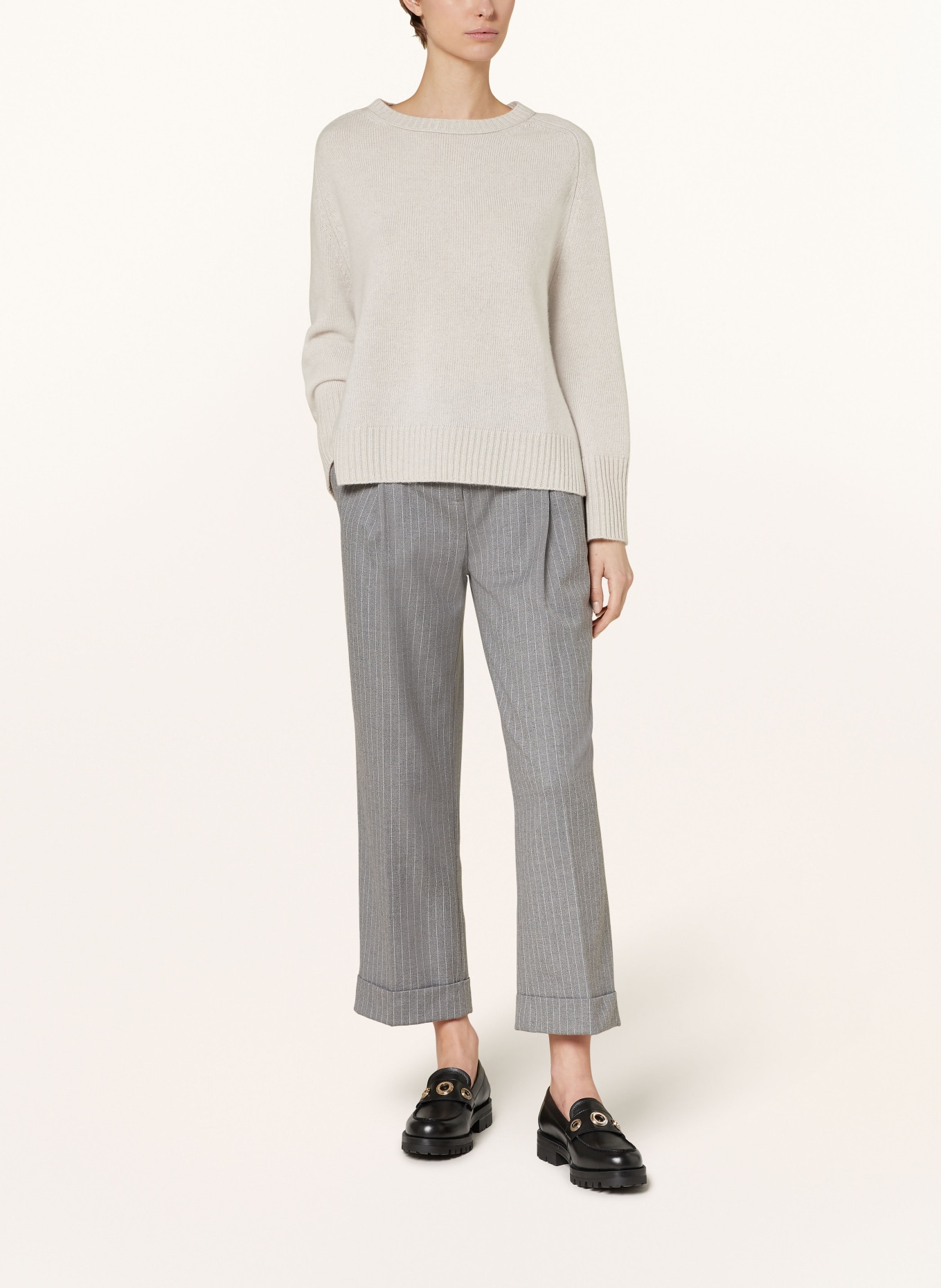 HEMISPHERE Cashmere-Pullover, Farbe: HELLBRAUN (Bild 2)