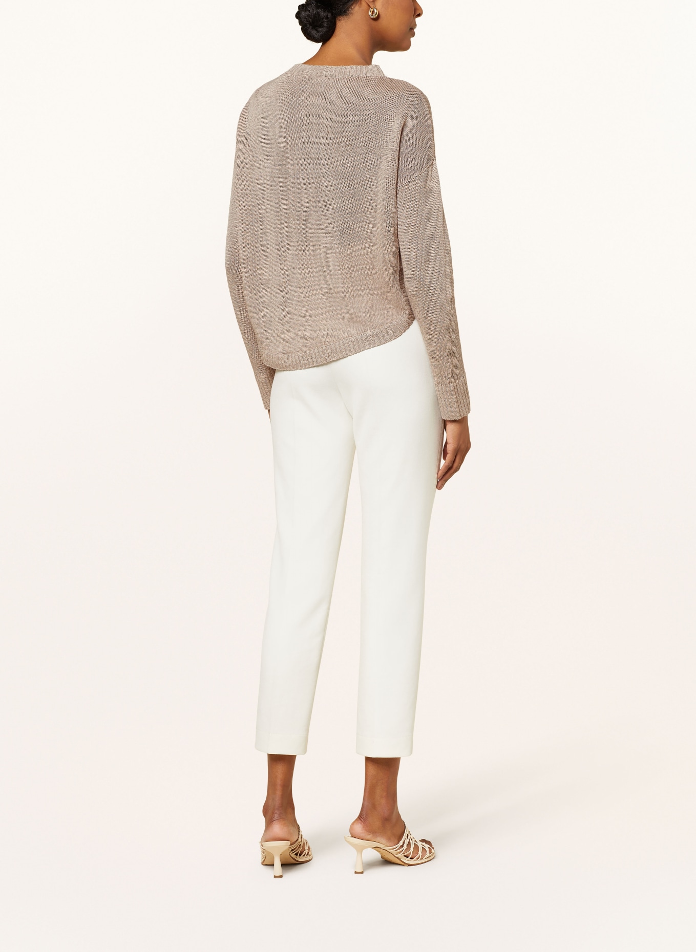 HEMISPHERE Linen sweater, Color: BEIGE (Image 3)