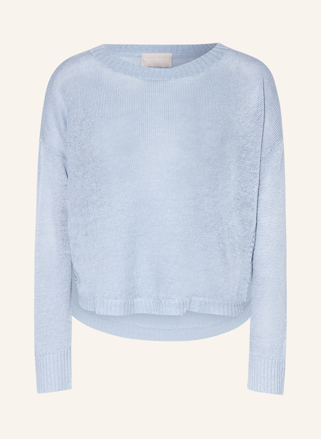 HEMISPHERE Linen sweater, Color: LIGHT BLUE (Image 1)