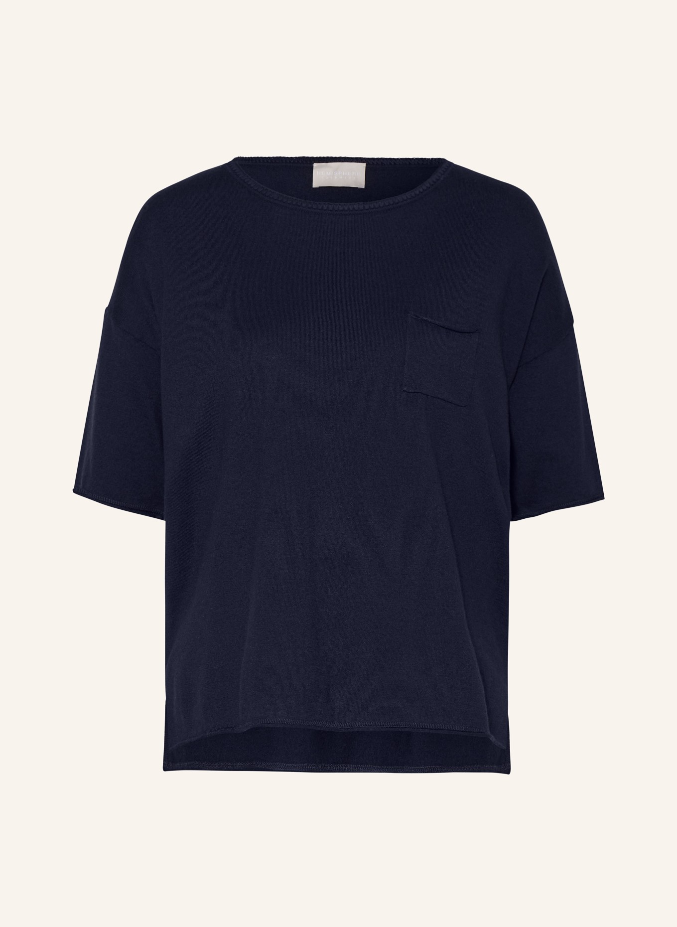 HEMISPHERE Knit shirt, Color: DARK BLUE (Image 1)