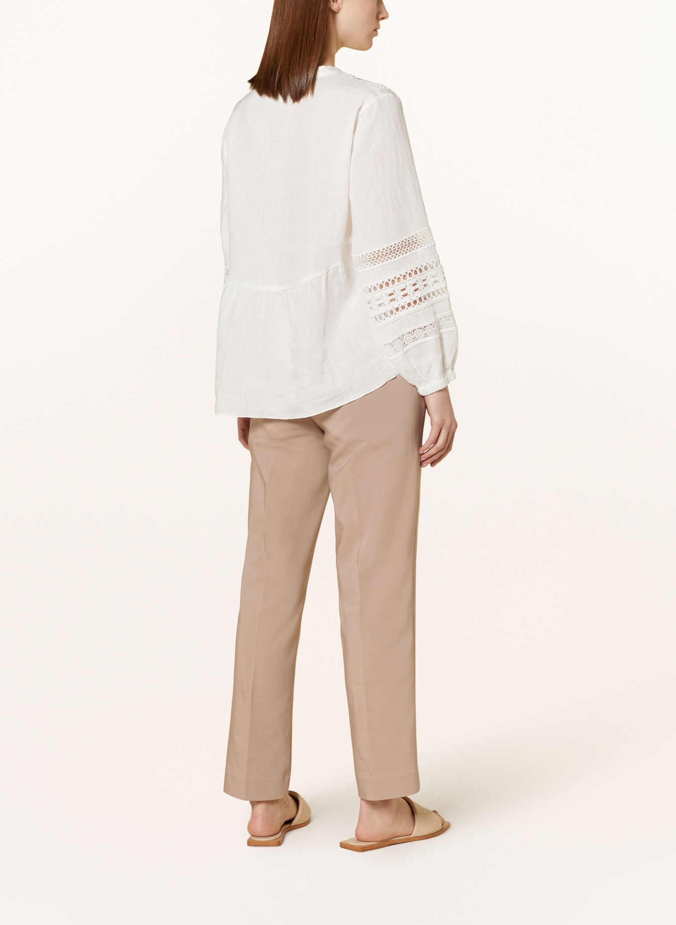 HEMISPHERE Linen blouse, Color: WHITE (Image 3)