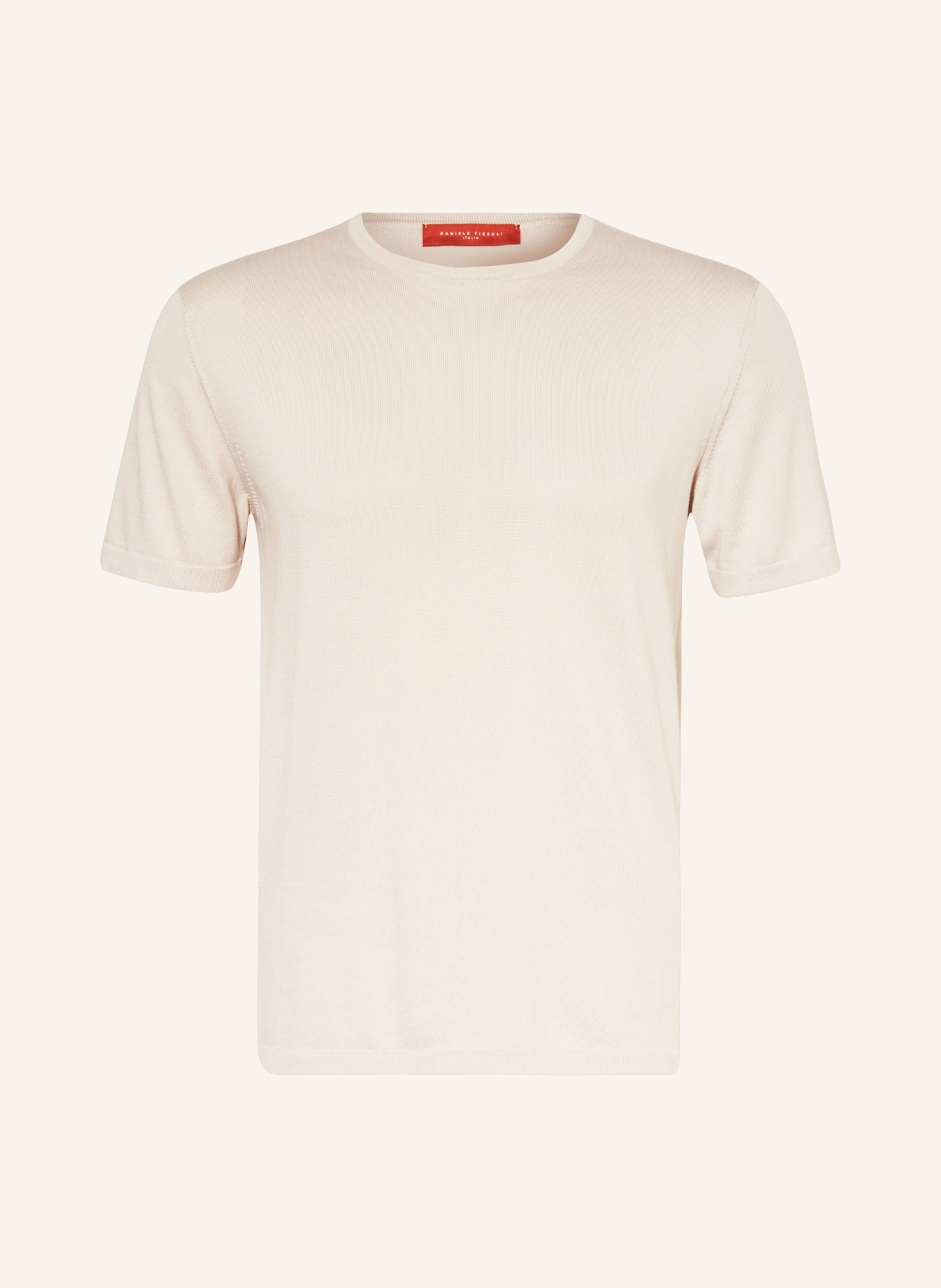 DANIELE FIESOLI Úpletové tričko, Barva: BÉŽOVÁ (Obrázek 1)
