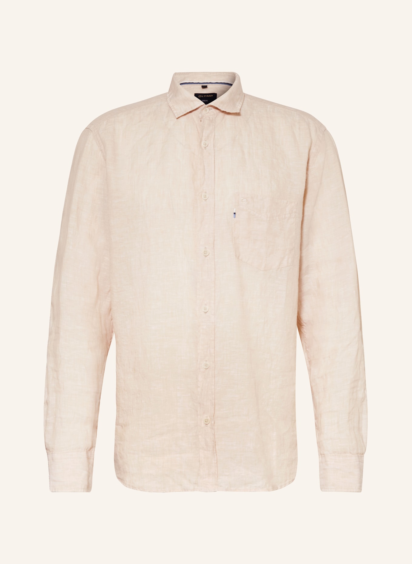 OLYMP Leinenhemd regular fit, Farbe: BEIGE (Bild 1)