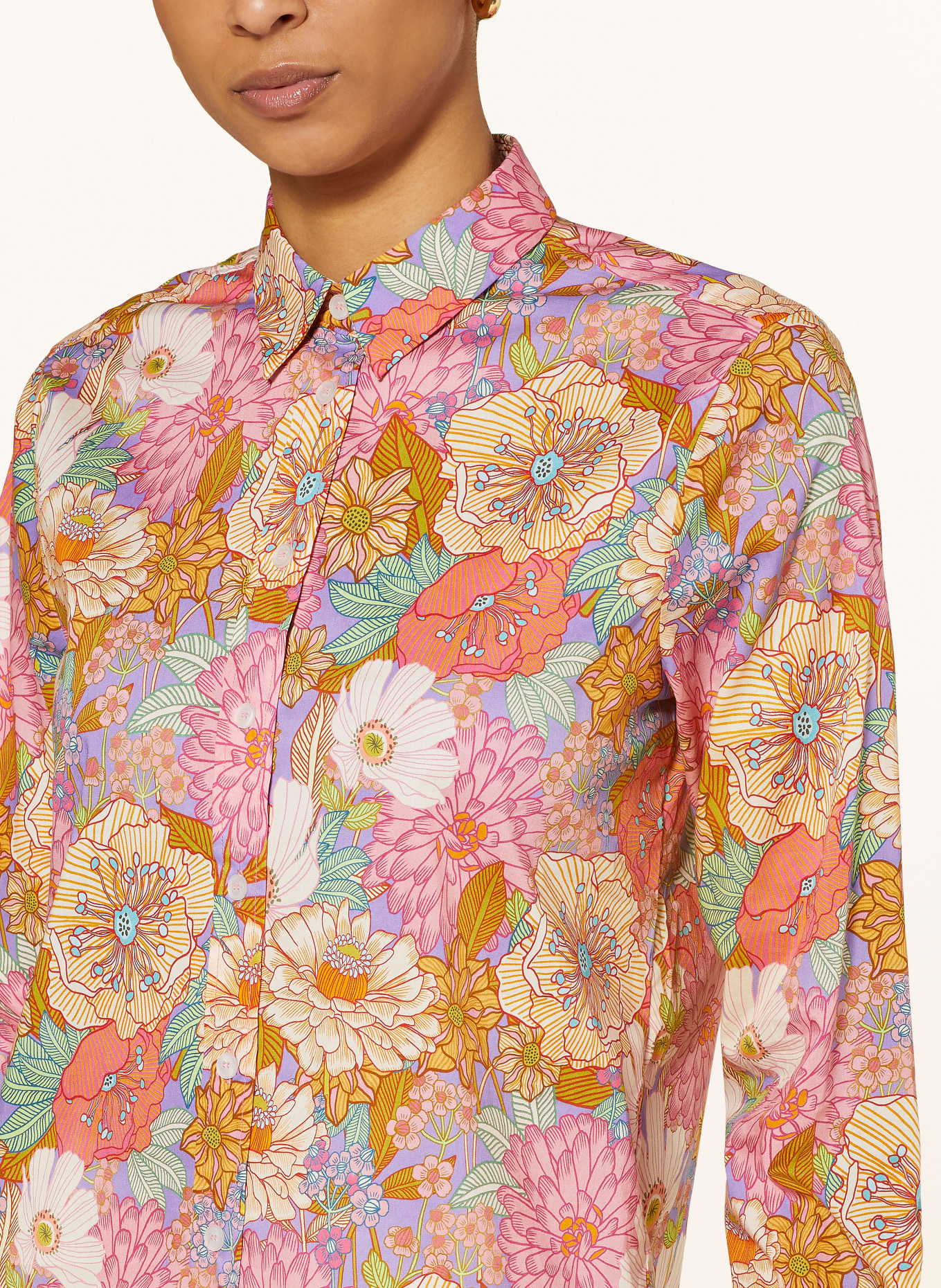 rossana diva Shirt blouse, Color: PURPLE/ ROSE/ GREEN (Image 4)