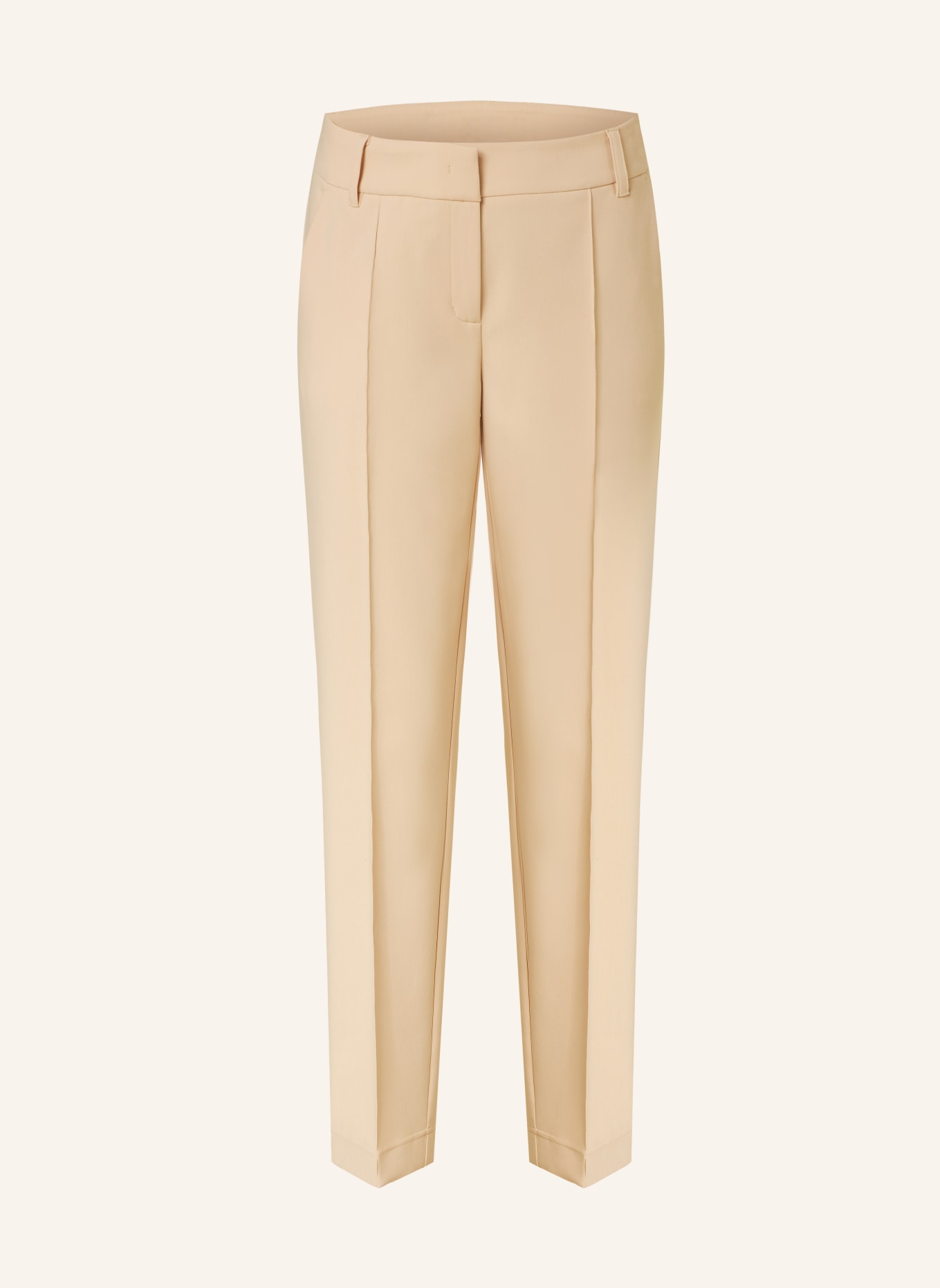 summum woman Trousers, Color: LIGHT BROWN (Image 1)