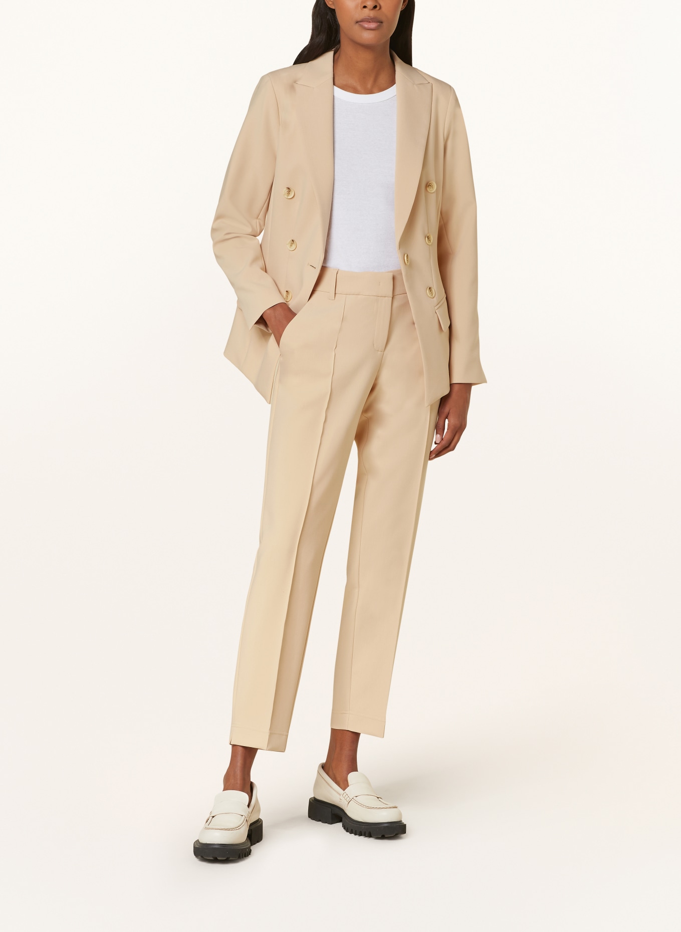 summum woman Trousers, Color: LIGHT BROWN (Image 2)