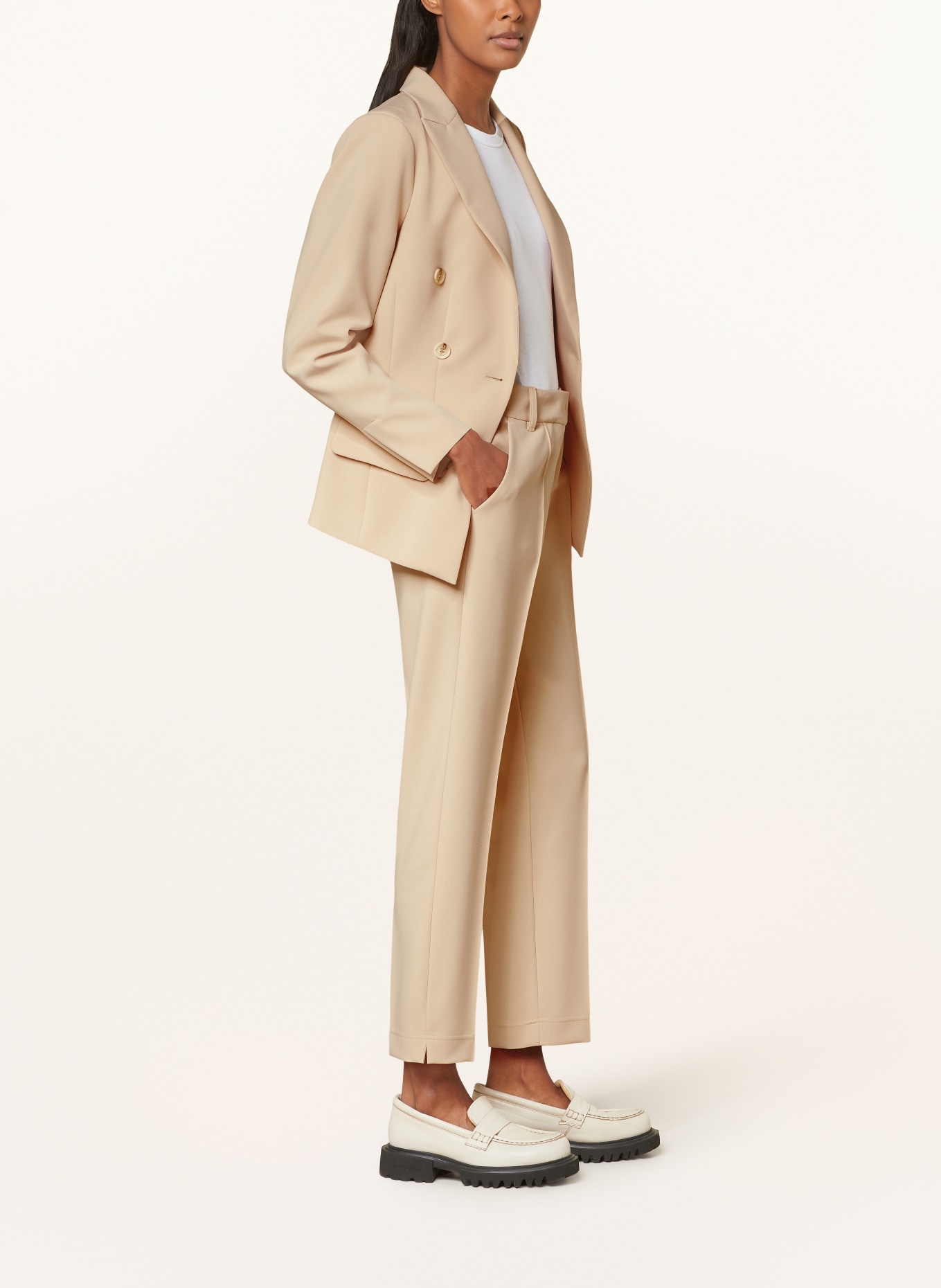 summum woman Trousers, Color: LIGHT BROWN (Image 4)