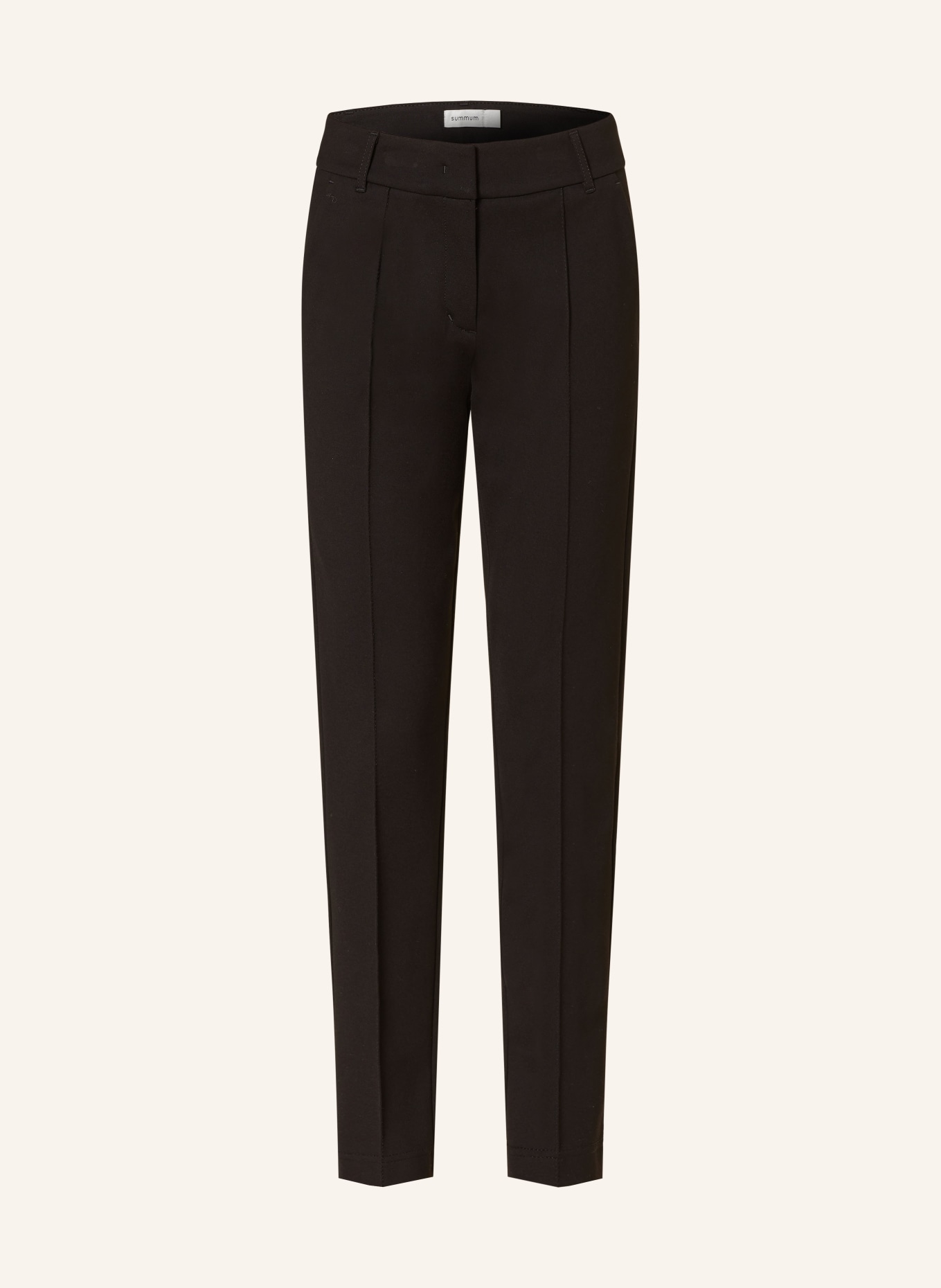 summum woman Jersey pants, Color: BLACK (Image 1)