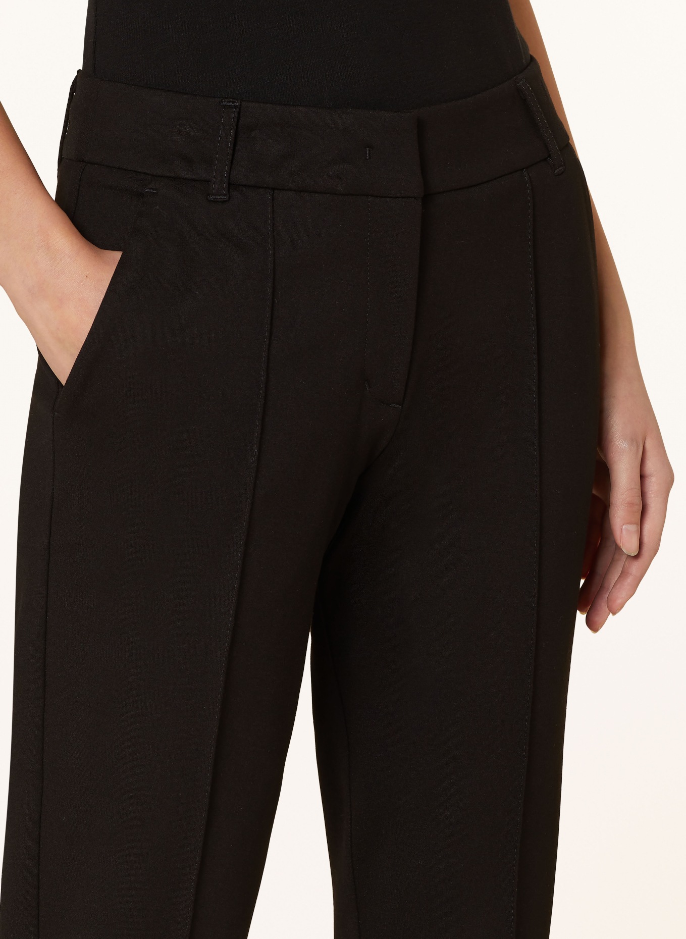 summum woman Jersey pants, Color: BLACK (Image 5)