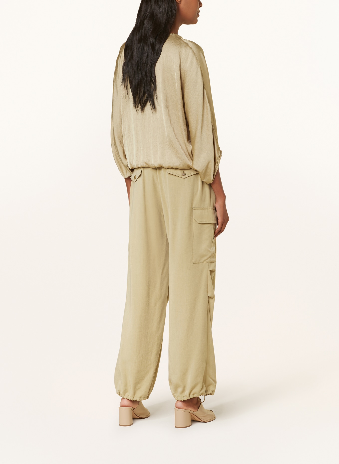 summum woman Cargo pants, Color: OLIVE (Image 3)