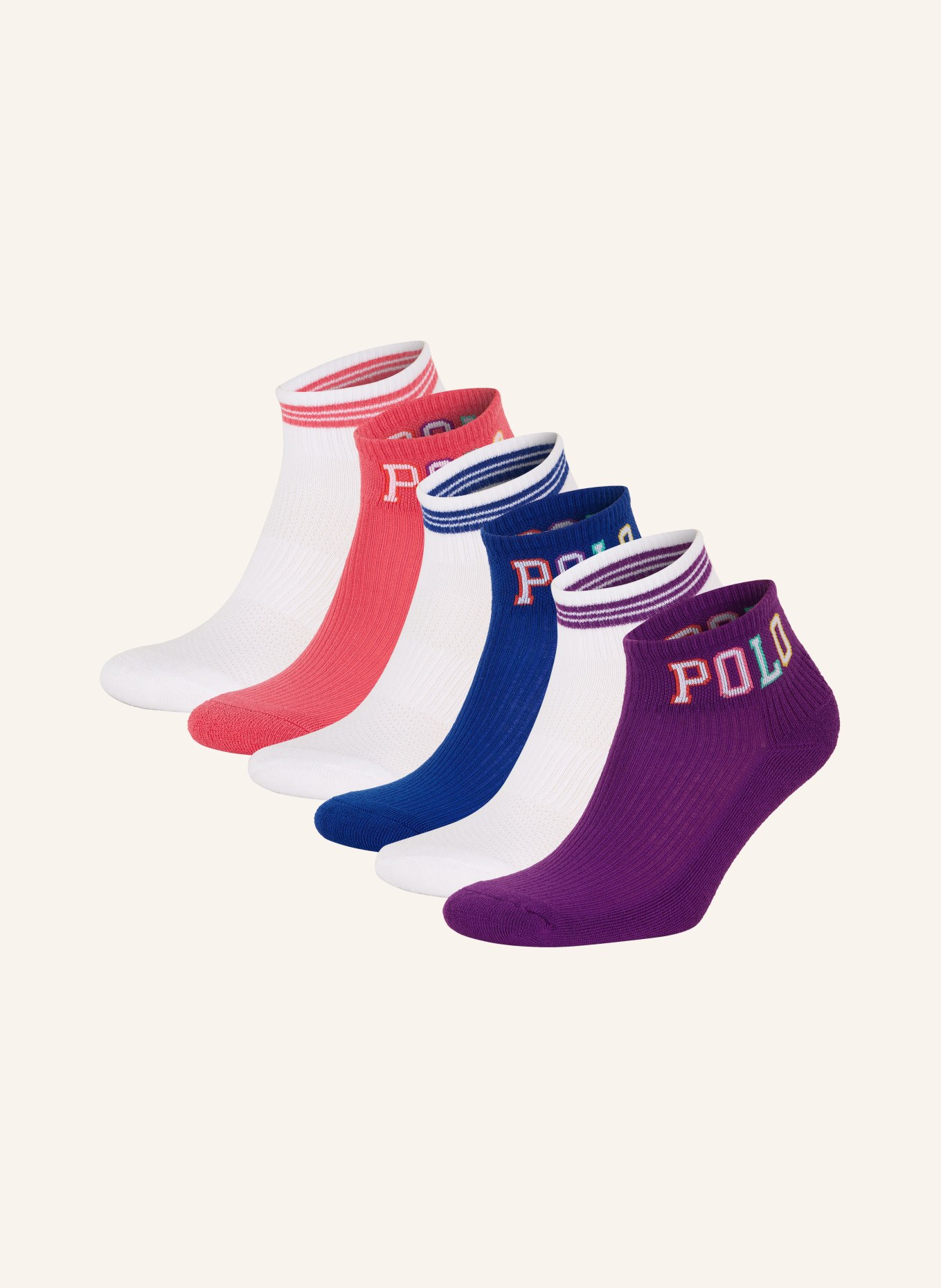 POLO RALPH LAUREN 6-pack socks, Color: 001 assorted (Image 1)