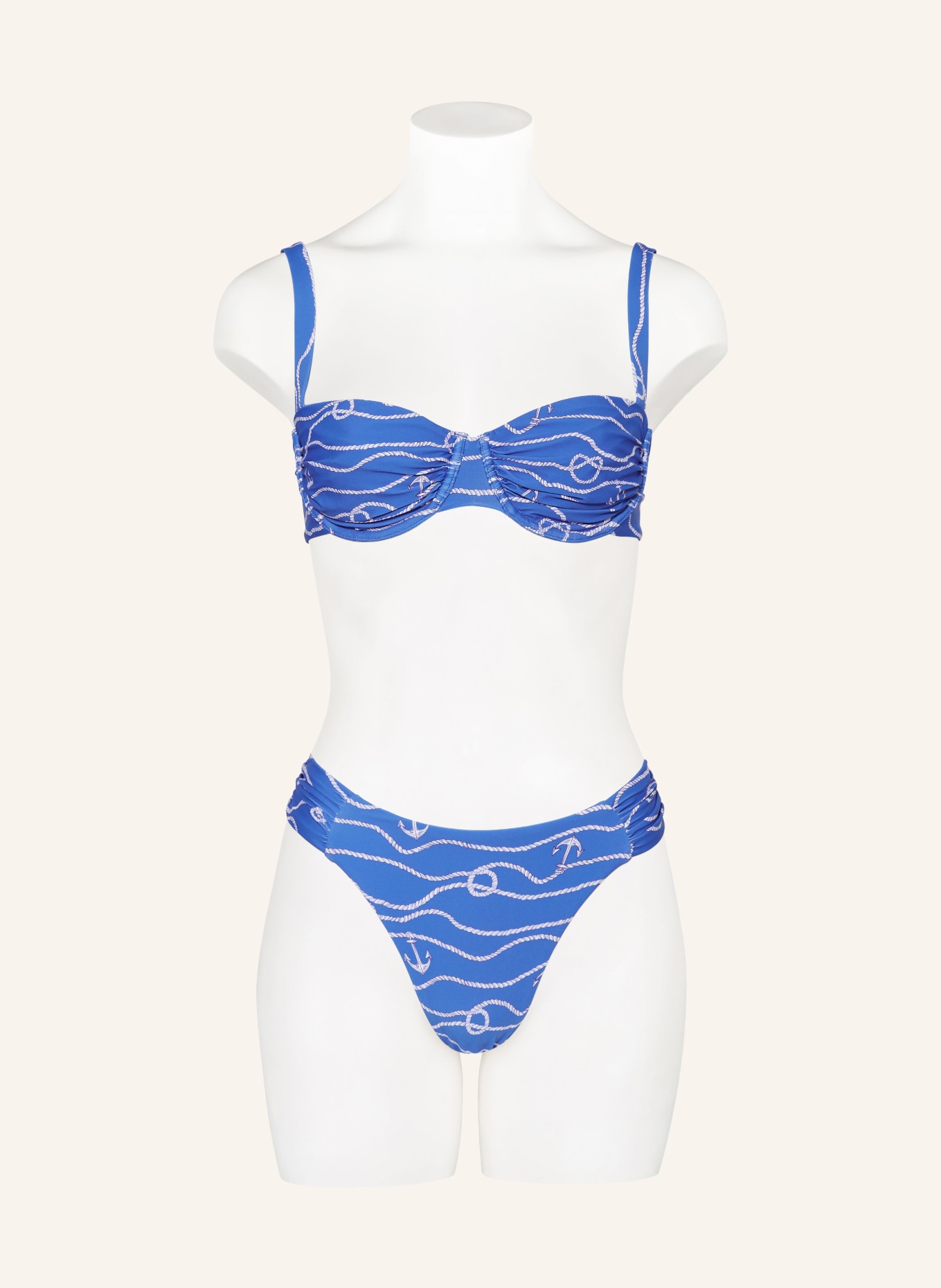 SEAFOLLY Basic bikini bottoms SETSAIL, Color: BLUE/ WHITE (Image 2)