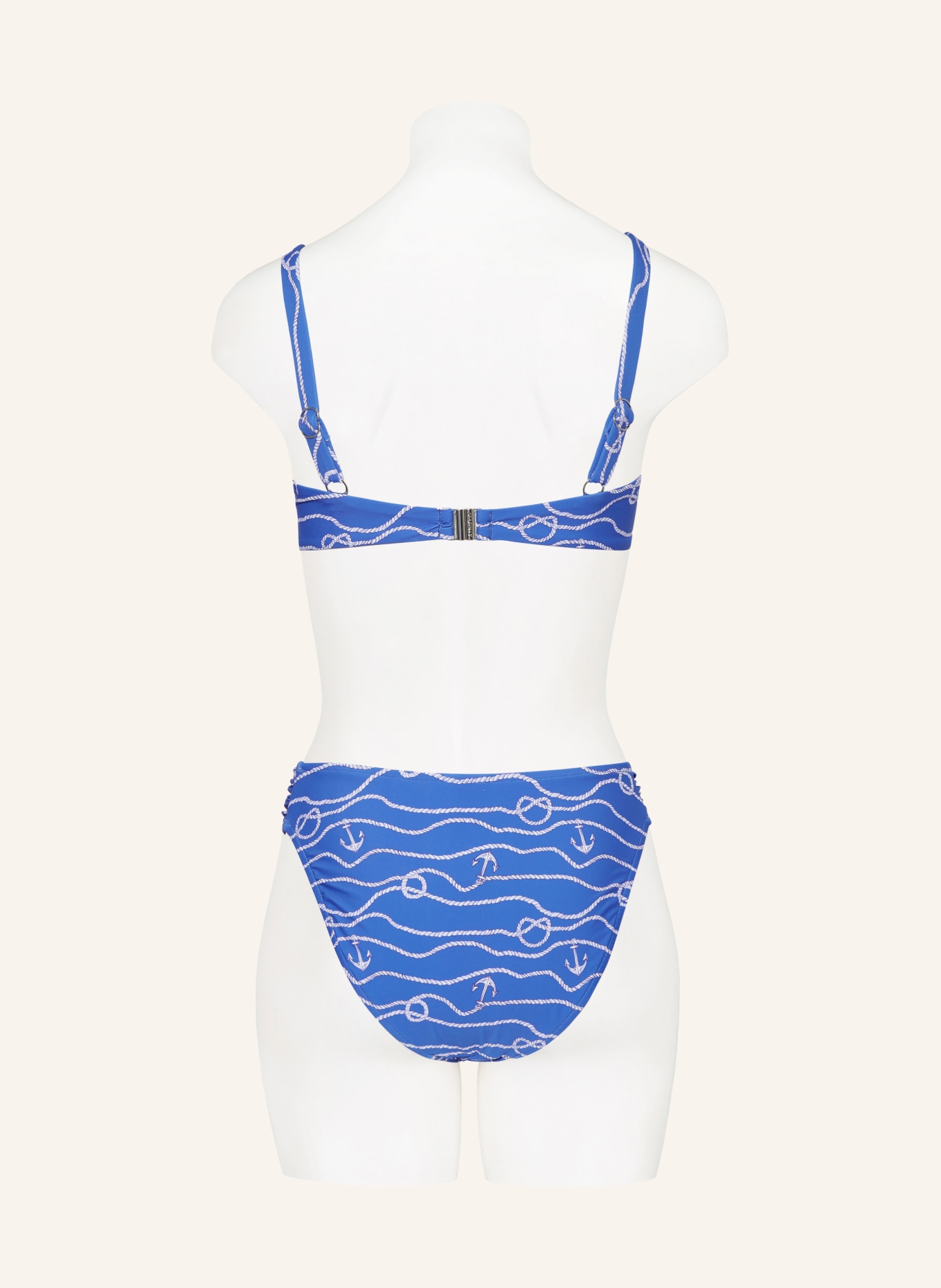 SEAFOLLY Basic-Bikini-Hose SETSAIL, Farbe: BLAU/ WEISS (Bild 3)