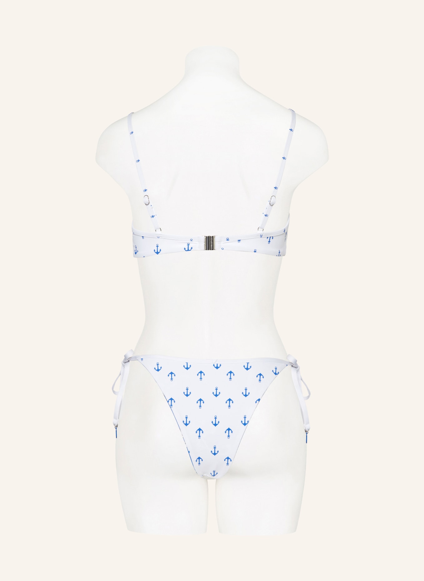 SEAFOLLY Triangle bikini bottoms AHOY reversible, Color: WHITE/ BLUE (Image 3)