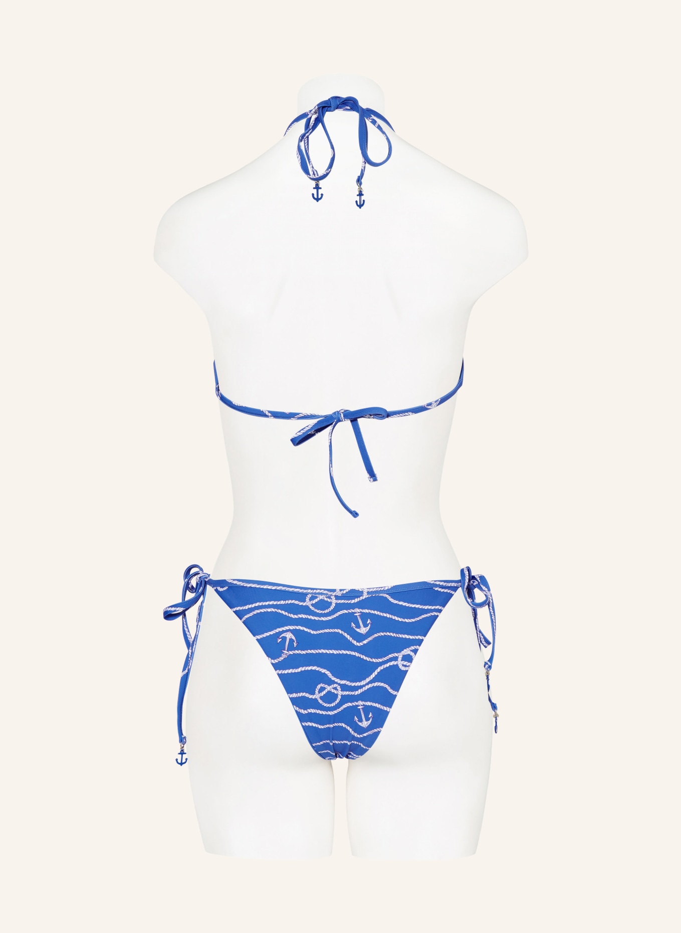 SEAFOLLY Triangle bikini bottoms SETSAIL reversible, Color: BLUE/ WHITE (Image 3)