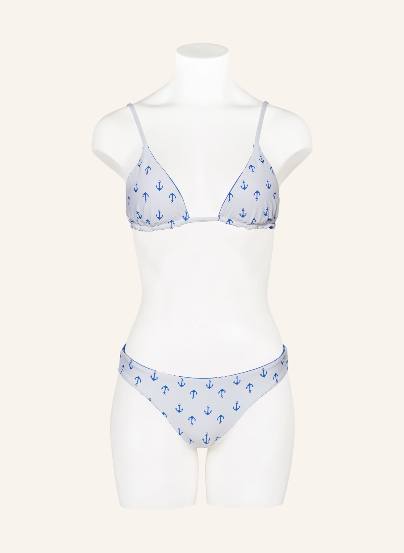 SEAFOLLY Triangel-Bikini-Top AHOY zum Wenden, Farbe: BLAU/ WEISS (Bild 4)