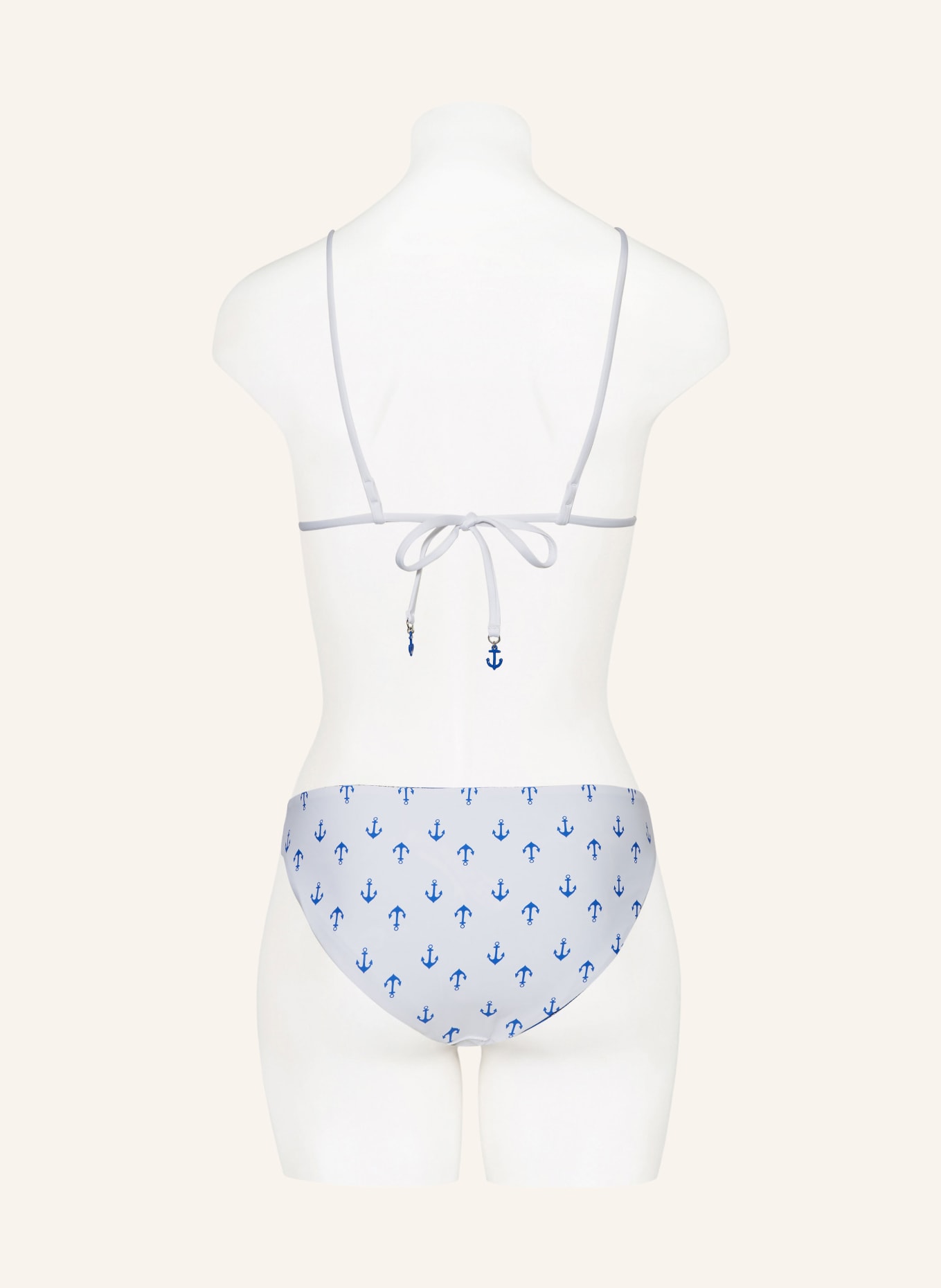 SEAFOLLY Triangel-Bikini-Top AHOY zum Wenden, Farbe: BLAU/ WEISS (Bild 5)