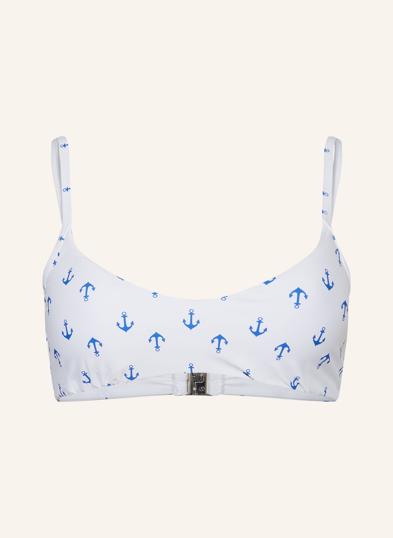 SEAFOLLY Bralette bikini top AHOY, Color: WHITE/ BLUE (Image 1)