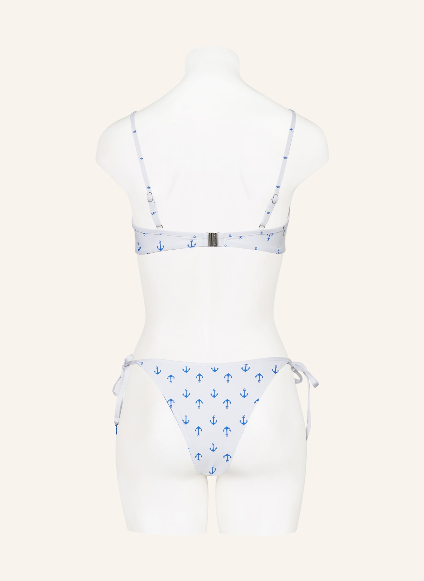 SEAFOLLY Bralette bikini top AHOY, Color: WHITE/ BLUE (Image 3)