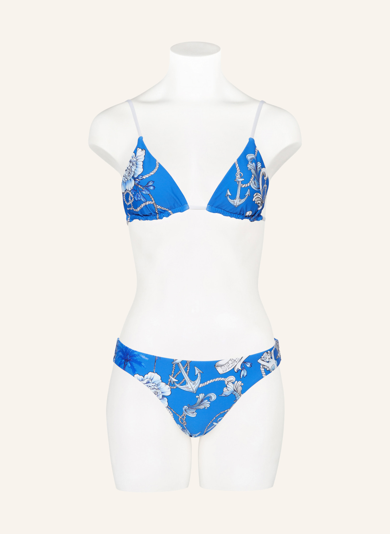 SEAFOLLY Panty bikini bottoms AHOY reversible, Color: BLUE/ WHITE (Image 2)