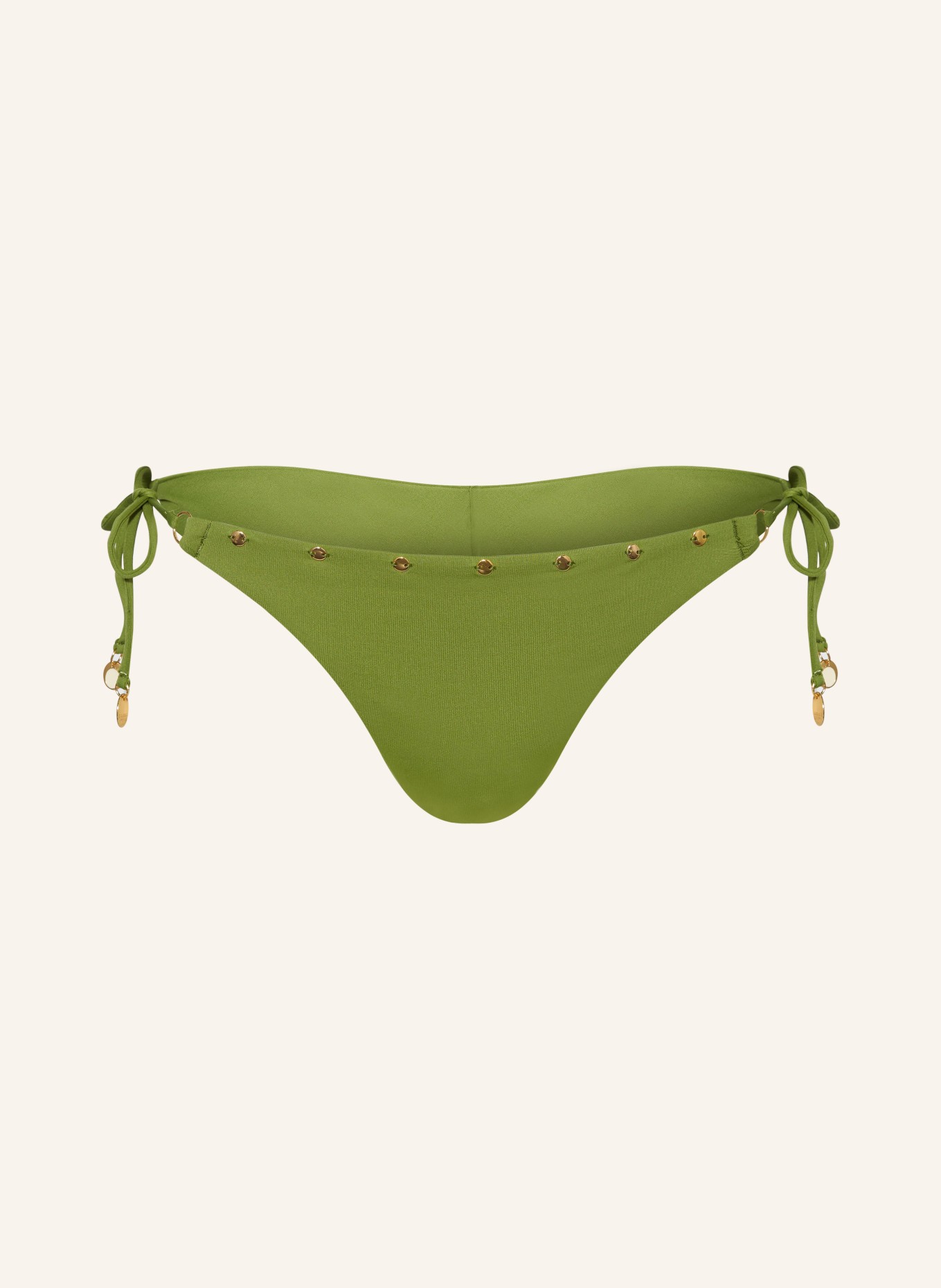 BANANA MOON COUTURE Triangle bikini bottoms ALTAMIRA PETREA, Color: GREEN (Image 1)