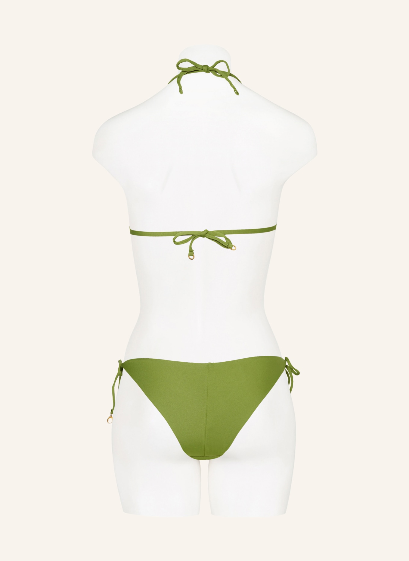 BANANA MOON COUTURE Triangle bikini bottoms ALTAMIRA PETREA, Color: GREEN (Image 3)