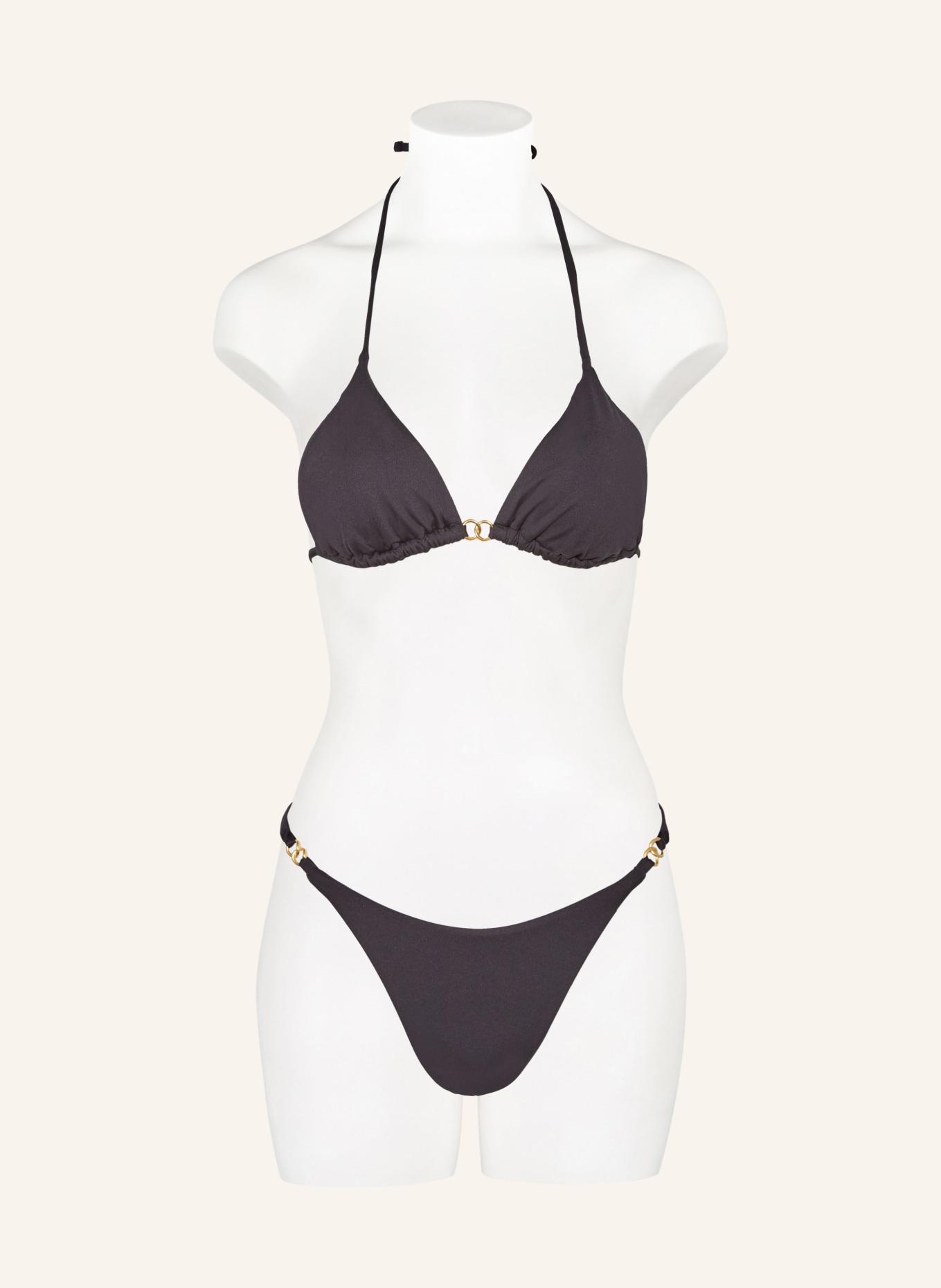 BANANA MOON COUTURE Brazilian bikini bottoms AYADA CABUYA, Color: BLACK (Image 2)