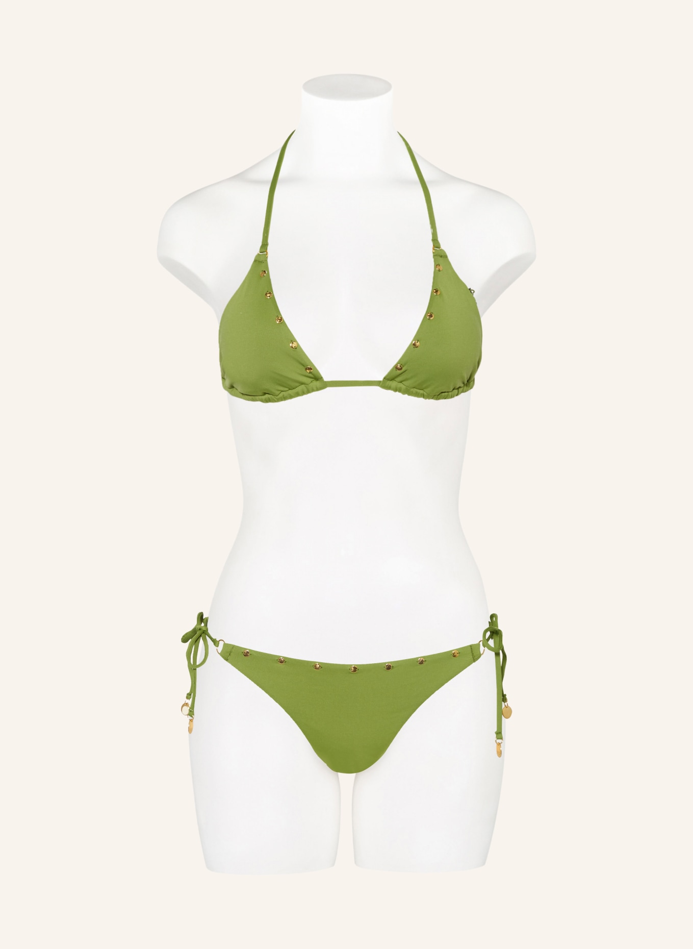 BANANA MOON COUTURE Triangel-Bikini-Top ALTAMIRA LUA, Farbe: GRÜN (Bild 2)