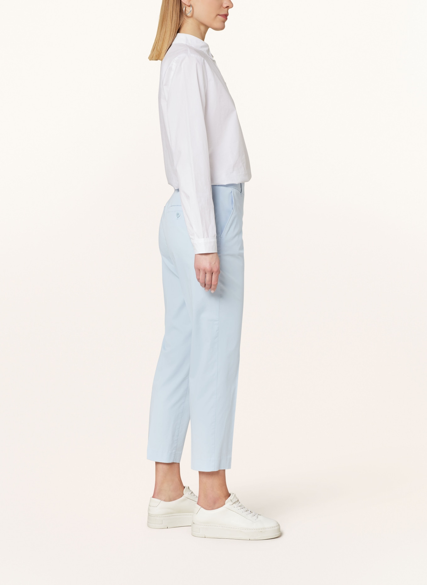 MARC CAIN 7/8 pants, Color: LIGHT BLUE (Image 4)