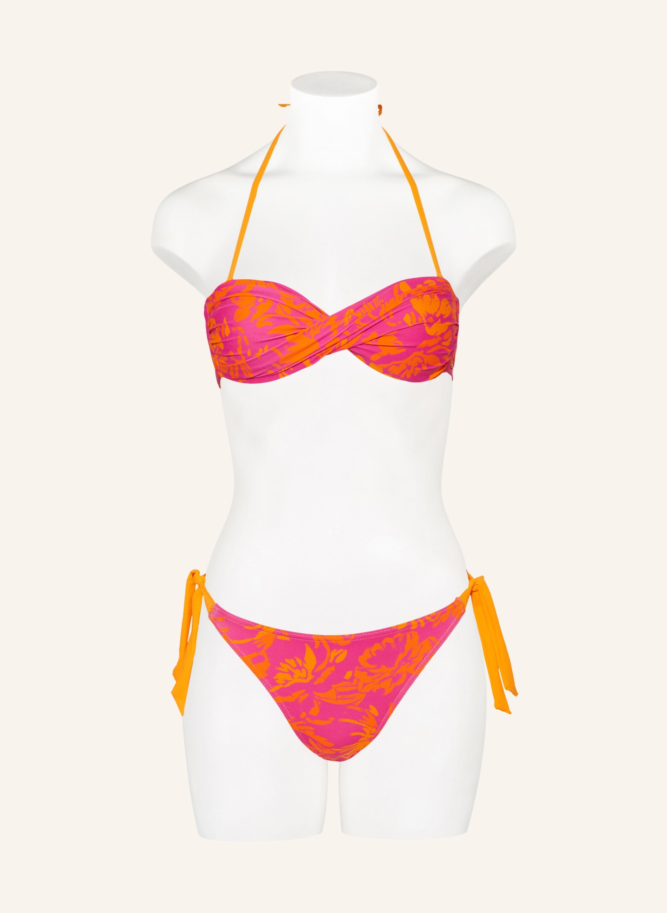 BANANA MOON Triangle bikini bottoms ALTHEA DASIA, Color: PINK/ ORANGE (Image 2)