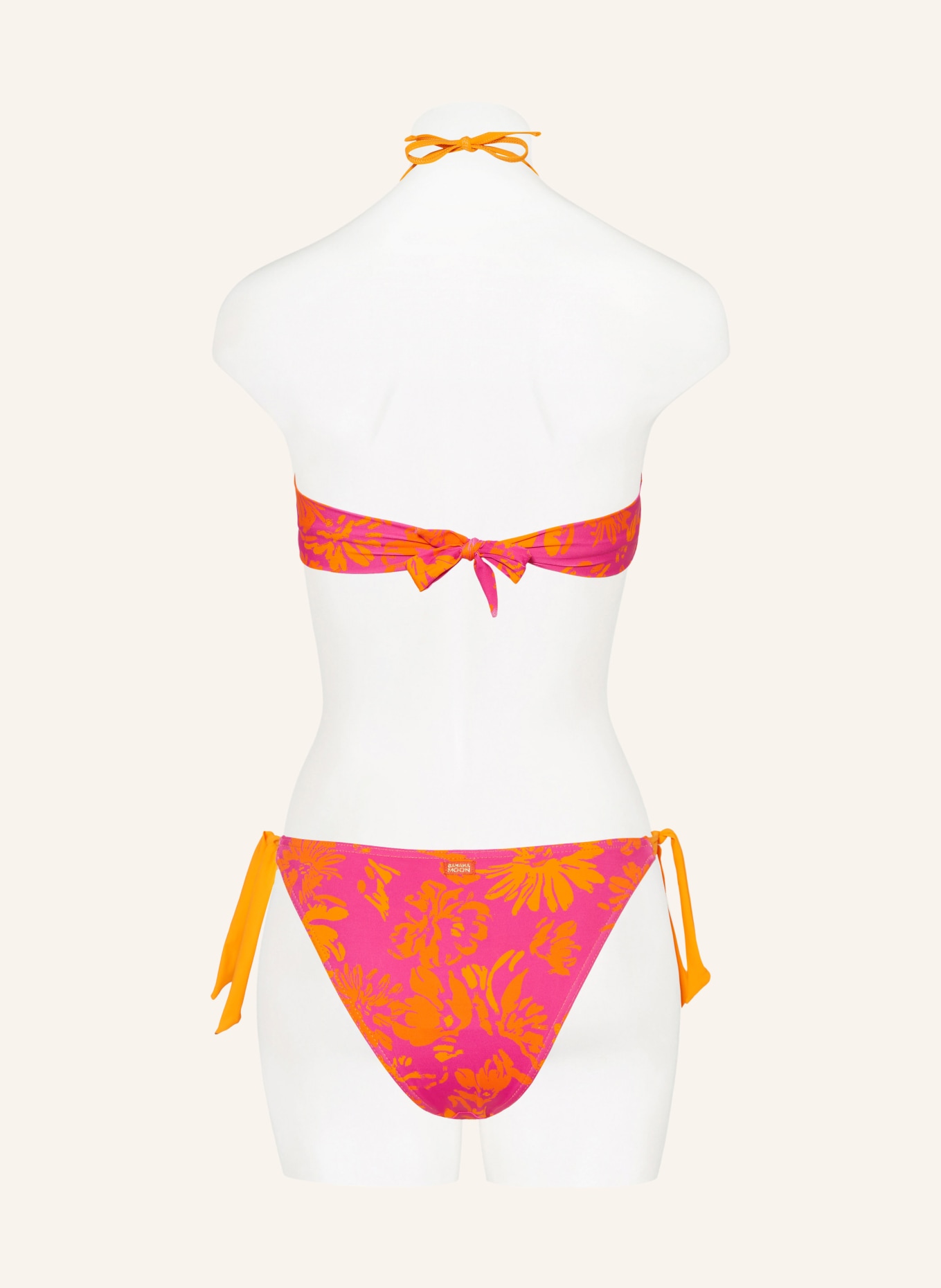 BANANA MOON Dół od bikini trójkątnego ALTHEA DASIA, Kolor: MOCNORÓŻOWY/ POMARAŃCZOWY (Obrazek 3)