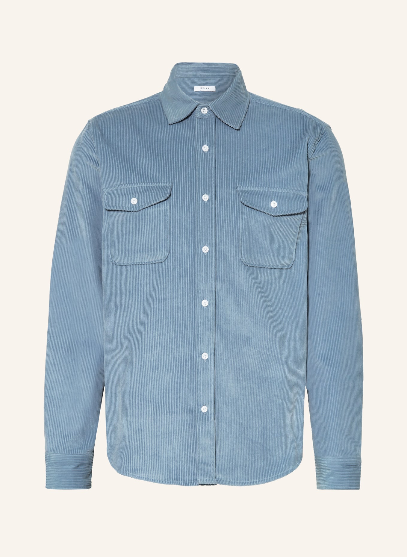 REISS Corduroy shirt BONUCCI extra slim fit, Color: LIGHT BLUE (Image 1)