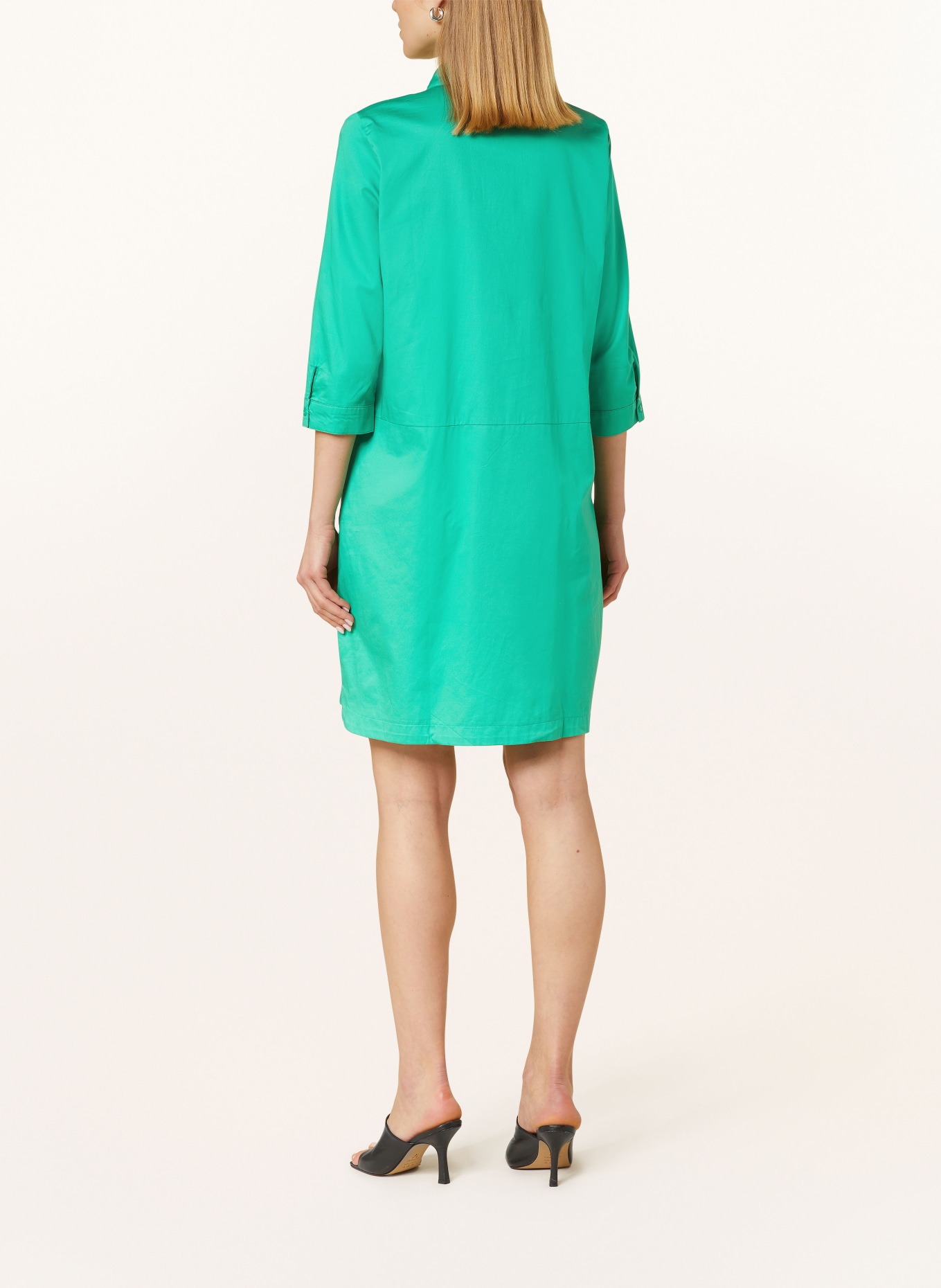 Betty Barclay Shirt dress with 3/4 sleeves, Color: GREEN (Image 3)
