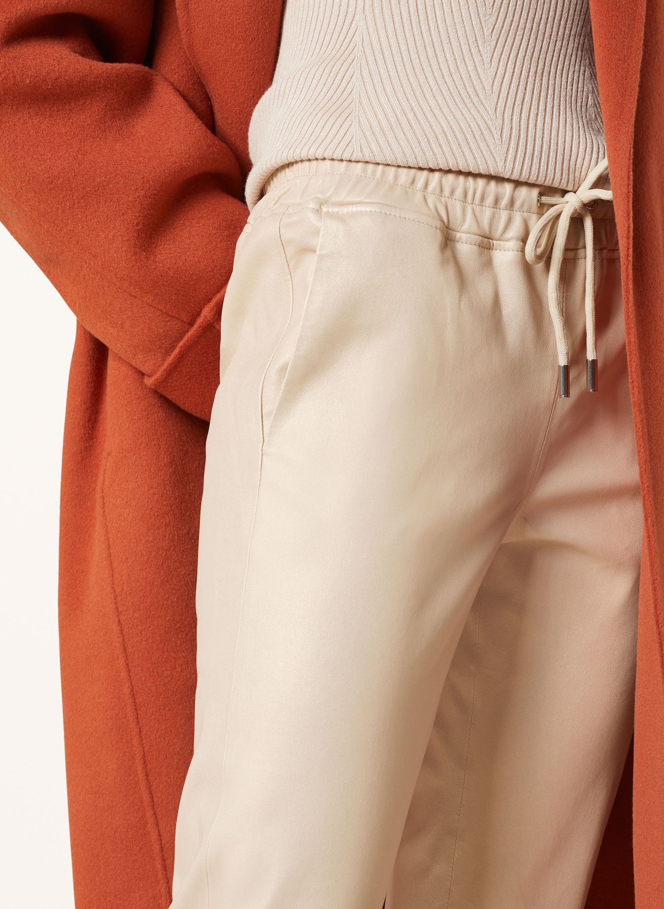 STUDIO AR Trousers NAOMI, Color: CREAM (Image 5)
